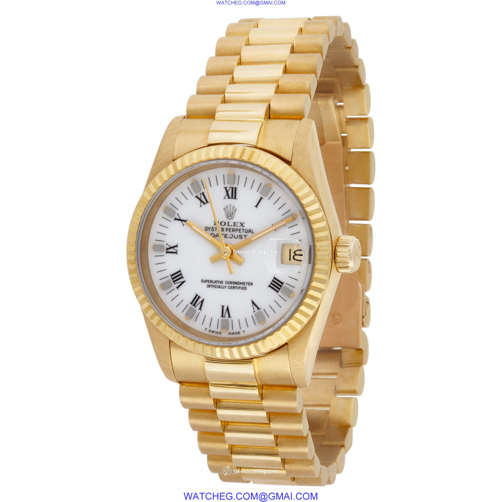 Rolex 68278 Datejust Automatic Unisex 18k yellow gold 3
