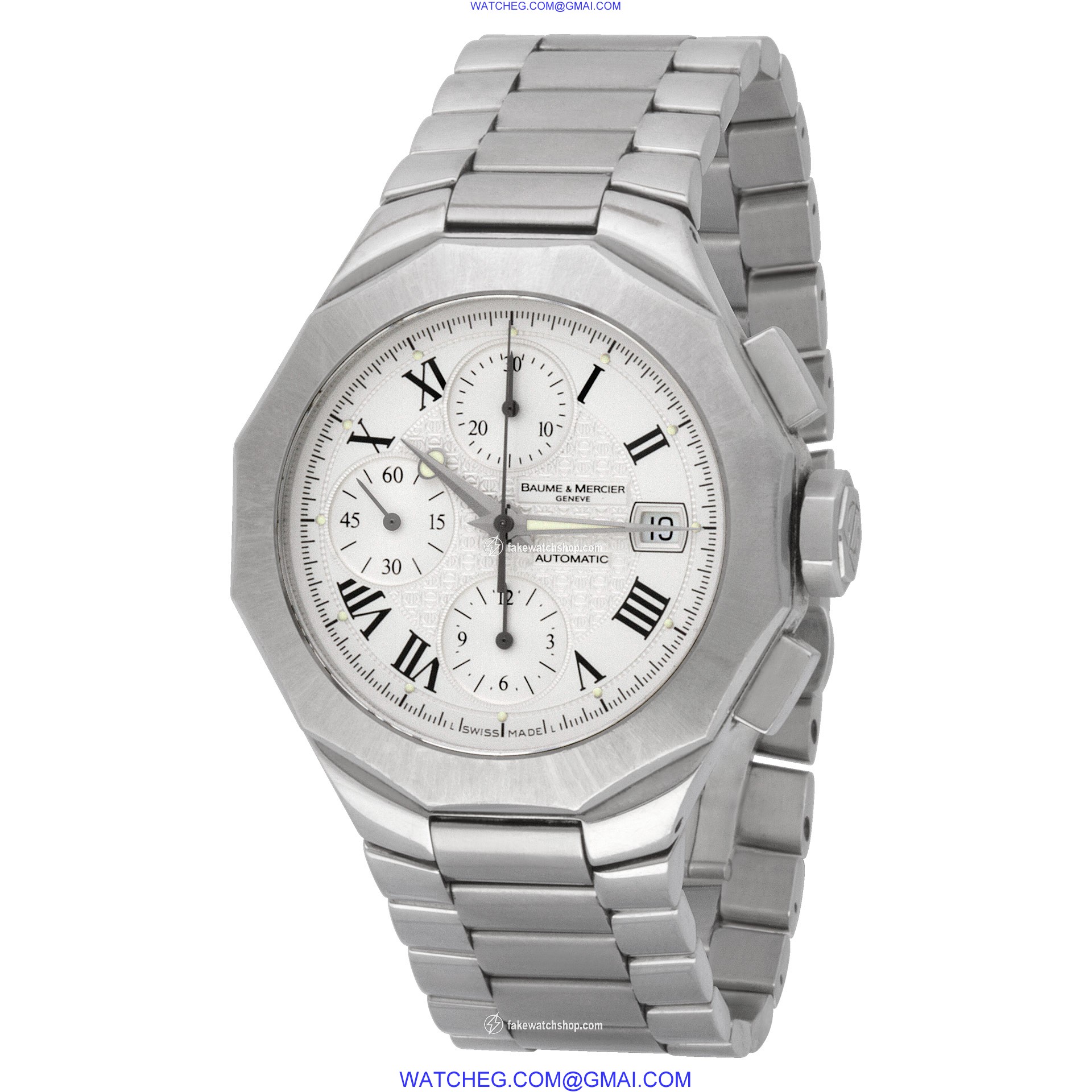 Baume & Mercier 65539 Riviera Automatic Male Stainless Steel 3