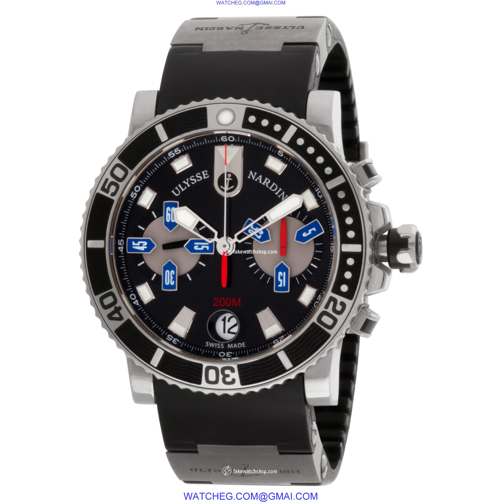 Ulysse Nardin 8003-102-3/92 Maxi Marine Automatic Male Stainless Steel 3