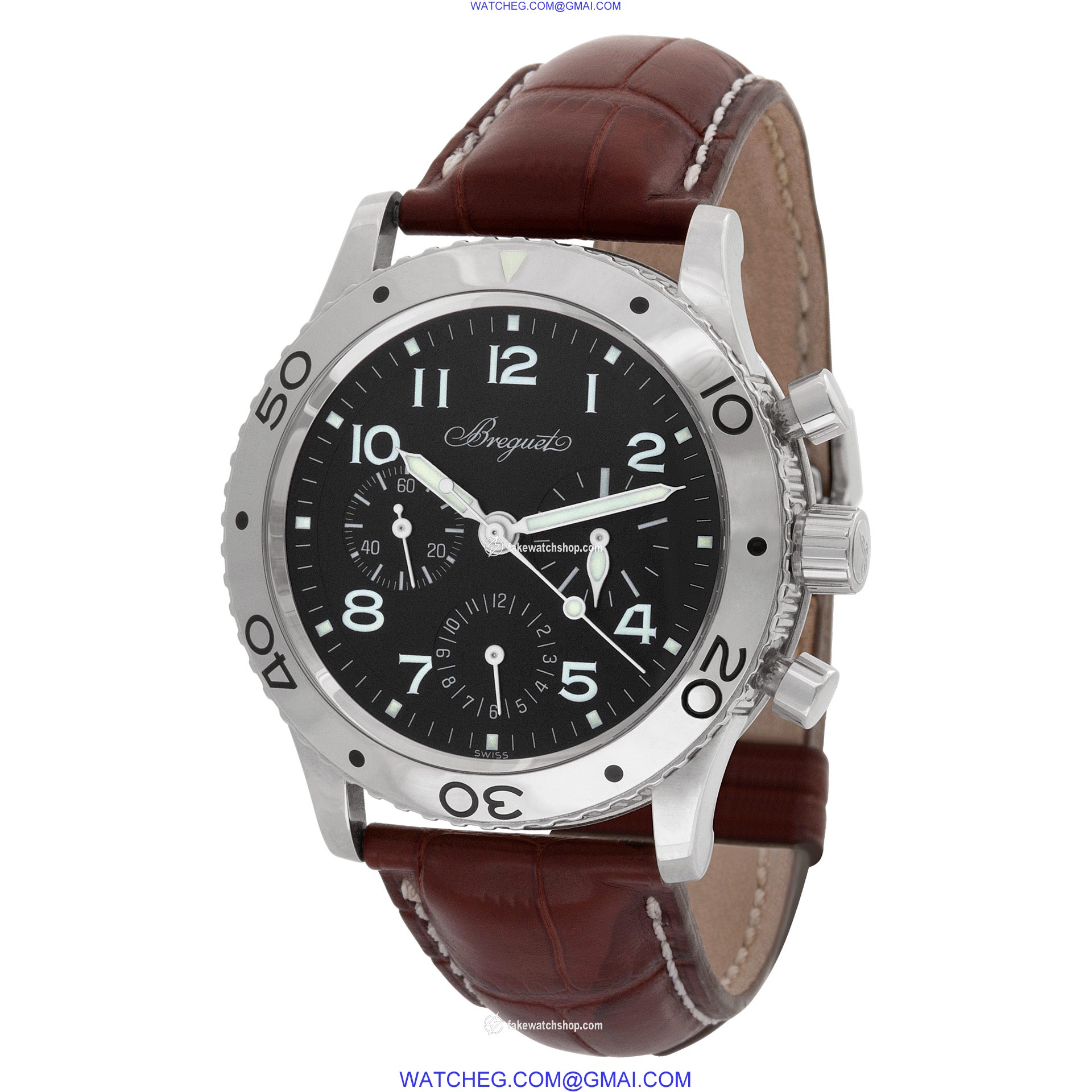 Breguet 3800 ST.929 W6 Aeronavale Automatic Male Stainless Steel 3