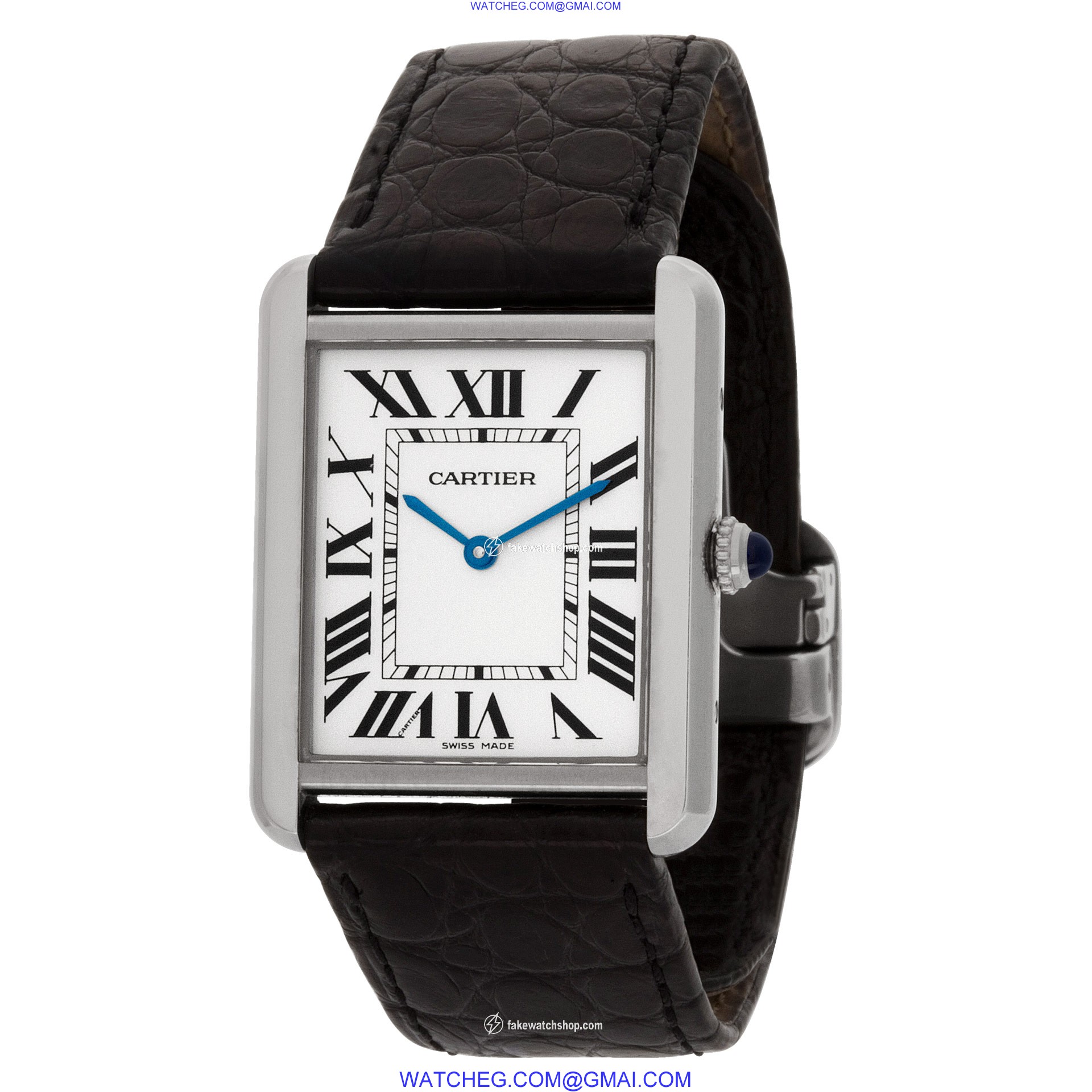 Cartier WSTA0028 Tank Solo Quartz Unisex Stainless Steel 3