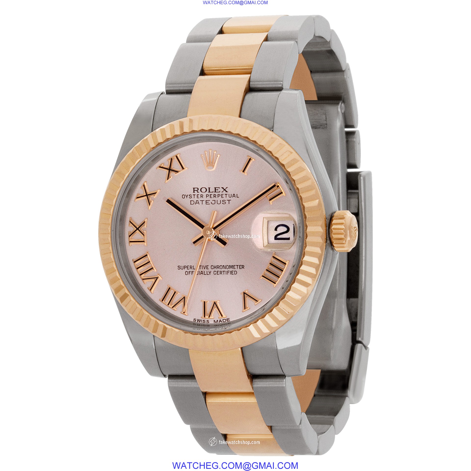 Rolex 178271 Datejust Automatic Female 18k rose gold & stainless steel 3