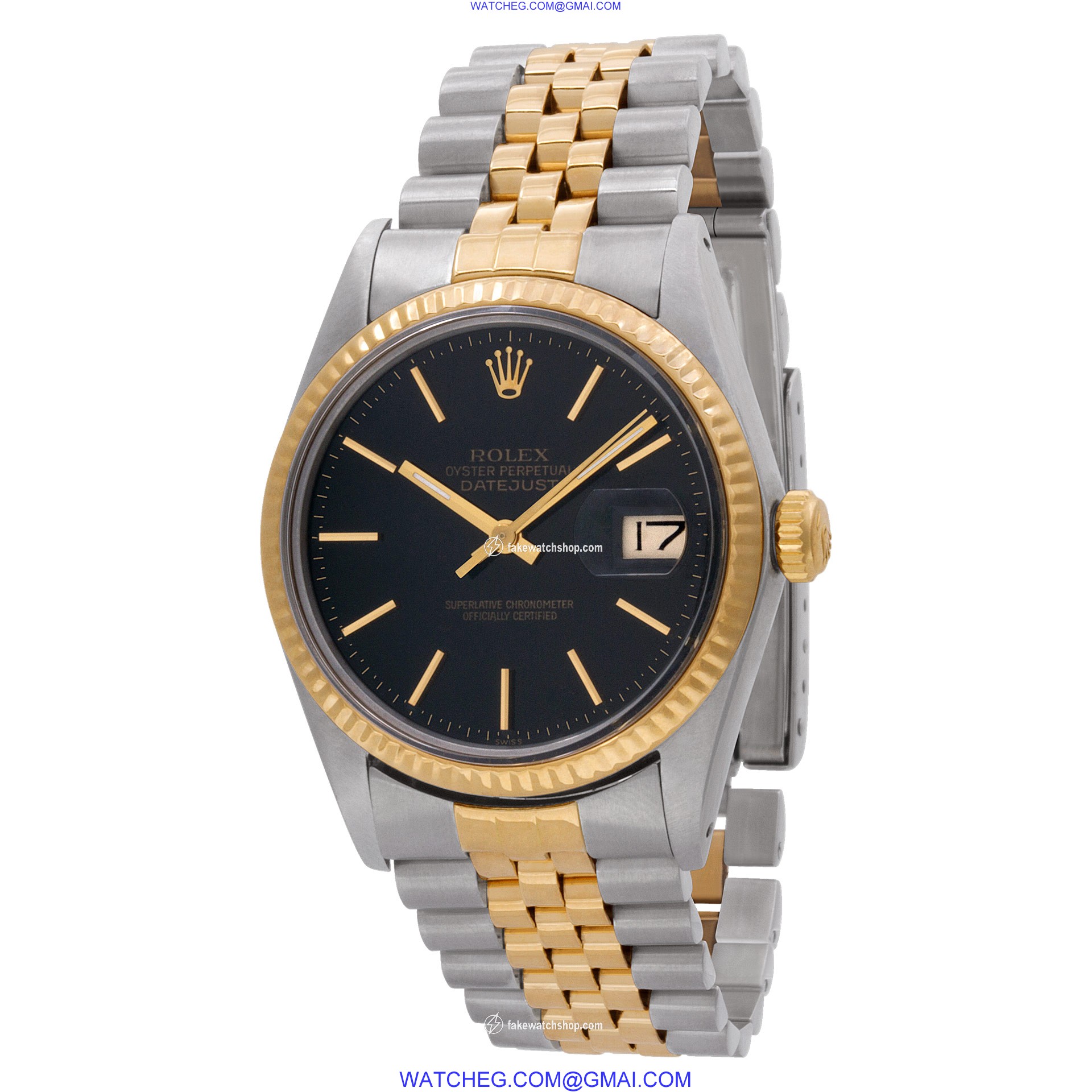 Rolex 16013 Datejust Automatic Male 18k gold & Stainless Steel 3