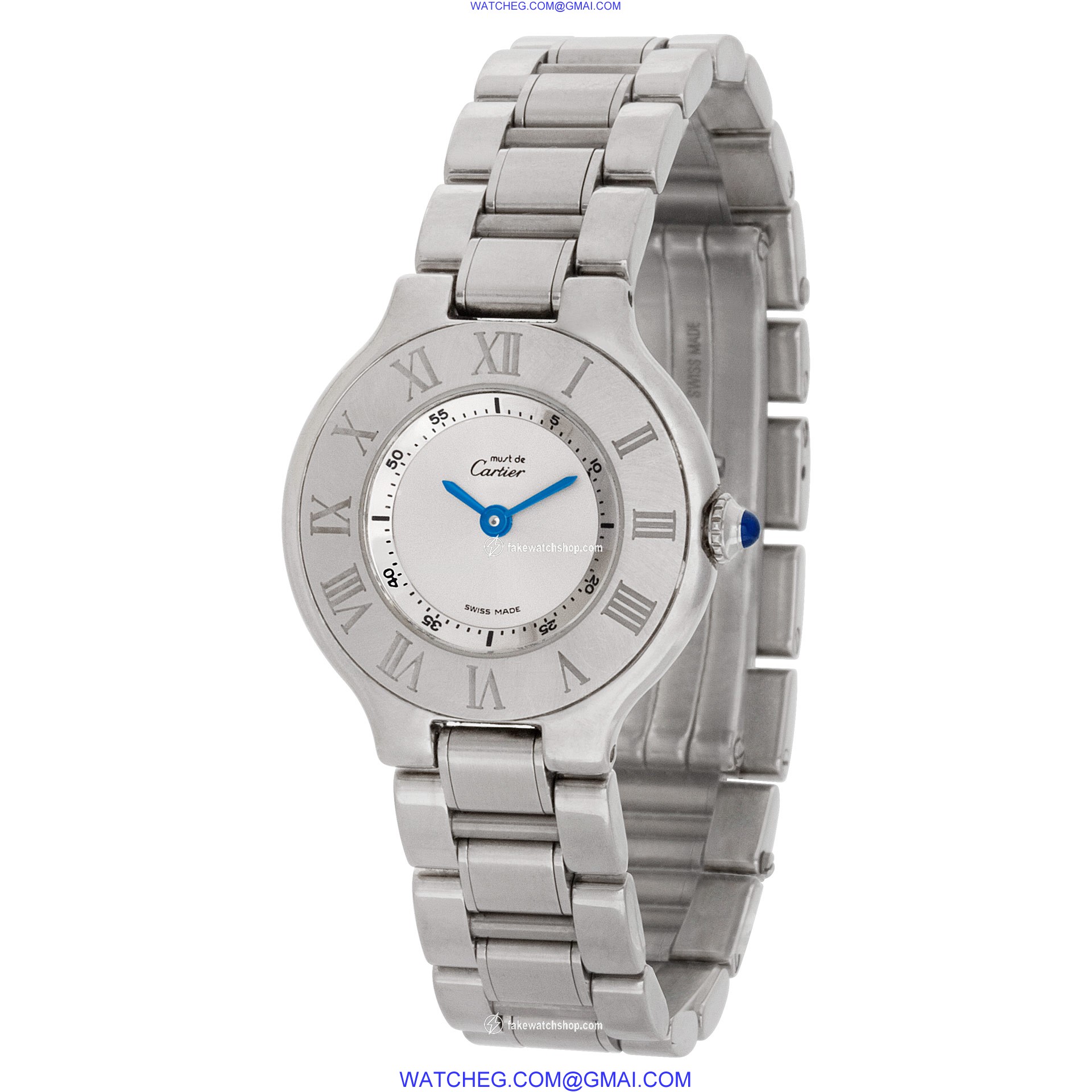 Cartier 1340 21 Quartz Female Stainless Steel 3