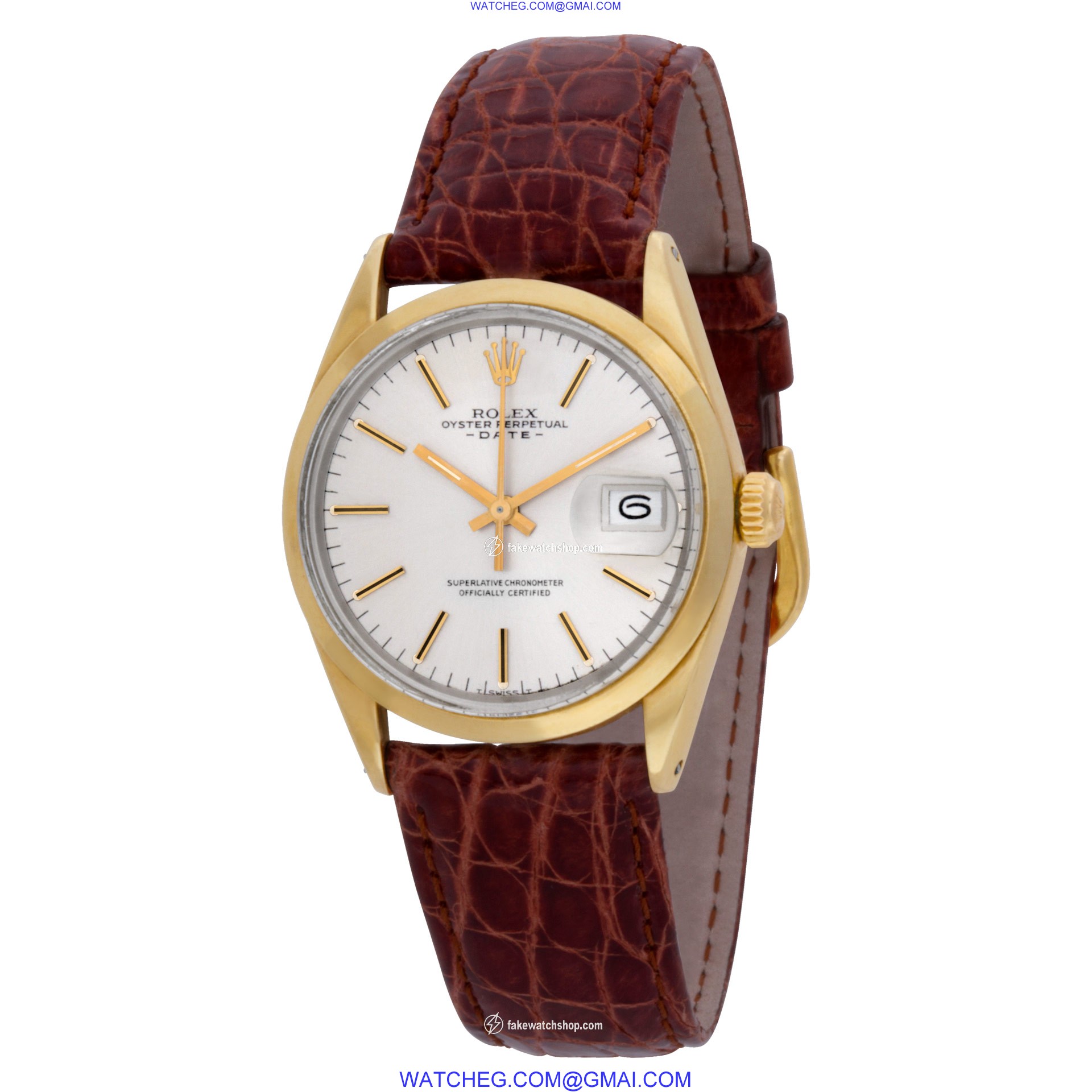 Rolex 1550 Date Automatic Unisex gold capped & stainless steel 3