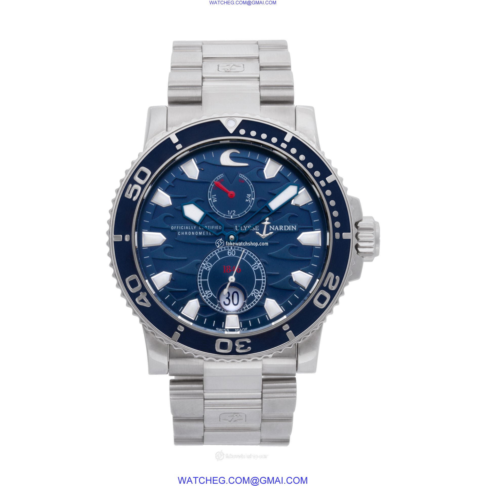 Ulysse Nardin 263-36 Maxi Marine Automatic Male Titanium 3
