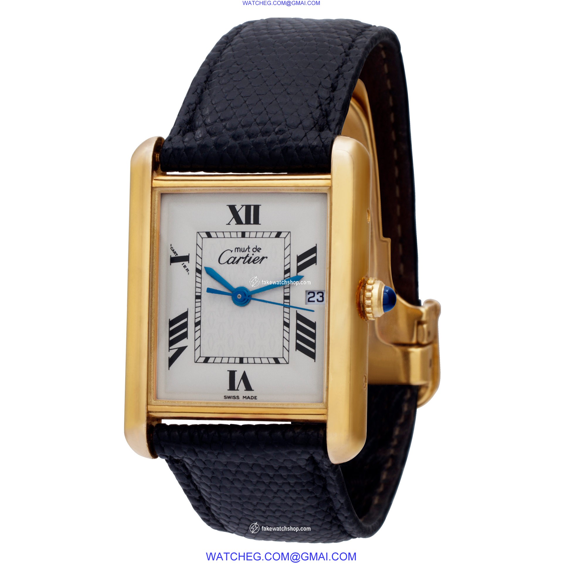 Cartier 2413 Tank Vermeil Quartz Unisex Vermeil 3