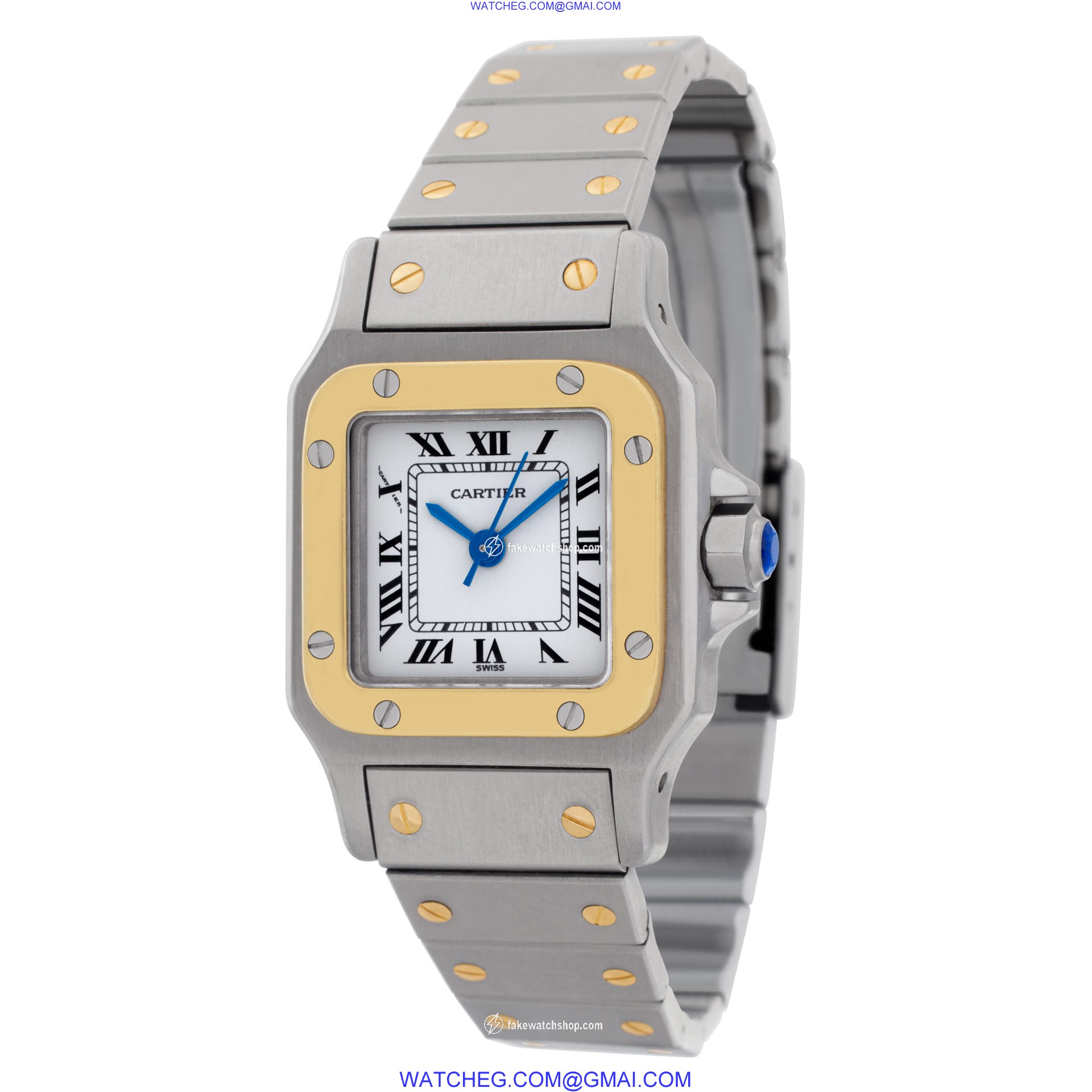 Cartier 1170902 Santos Automatic Female 18k gold & Stainless Steel 3