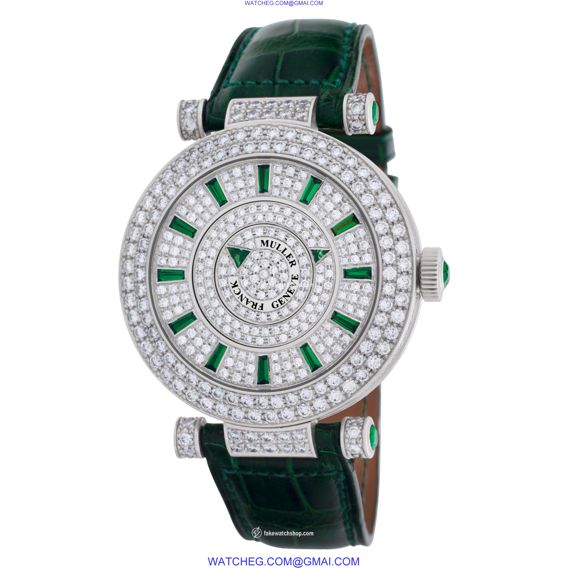 Franck Muller DM39D2RCD Double mystery Automatic Unisex 18k White Gold 3
