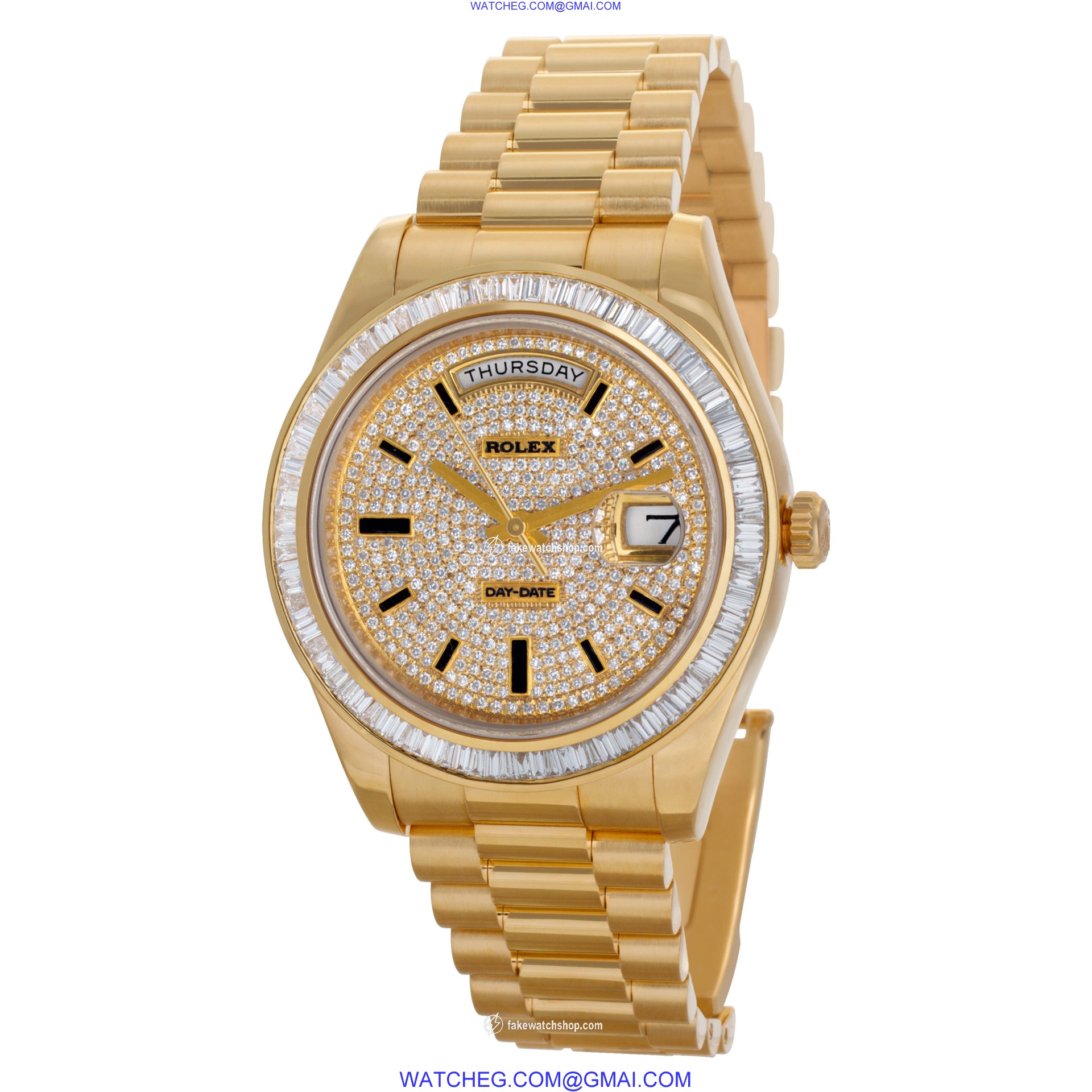 Rolex 218238 Day-Date Automatic Unisex 18k yellow gold 3