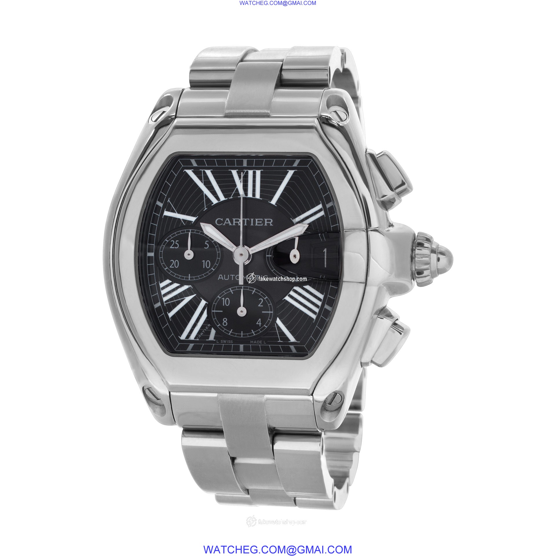 Cartier W62020X6 Roadster Automatic Male Stainless Steel 3