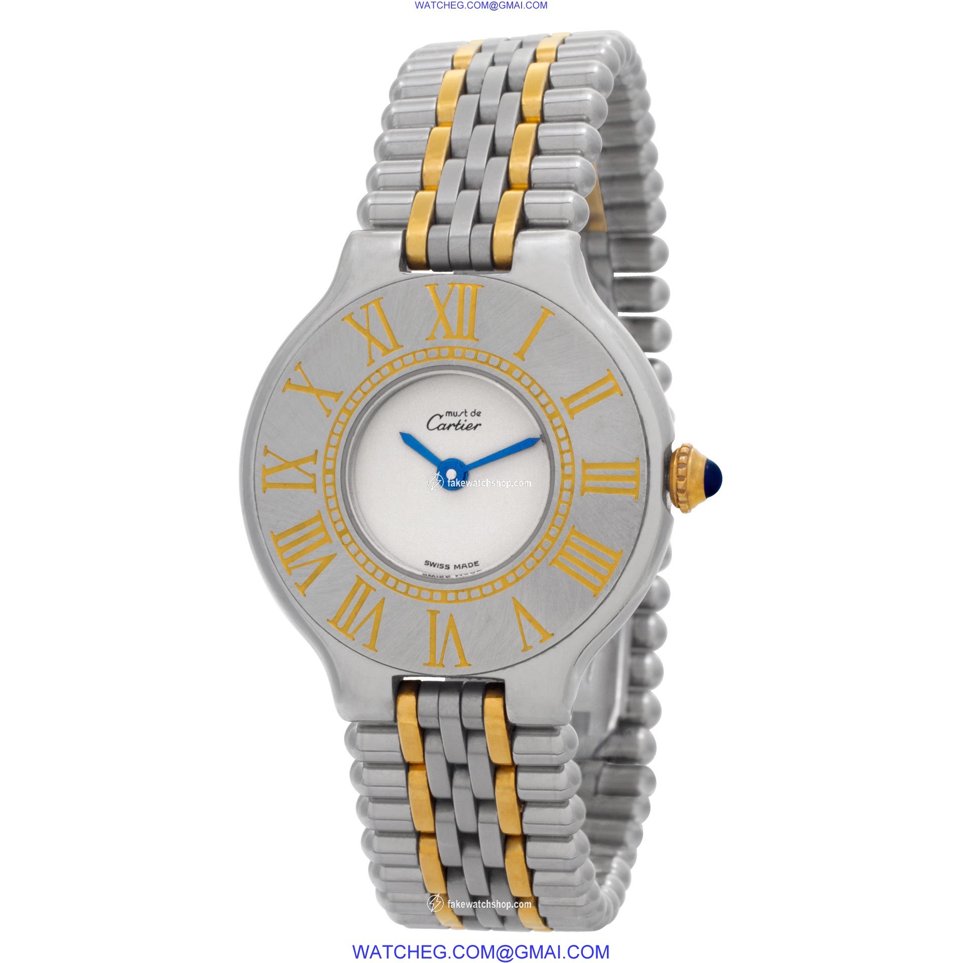 Cartier 21 Must 21 Quartz Female 18k gold & Stainless Steel 3