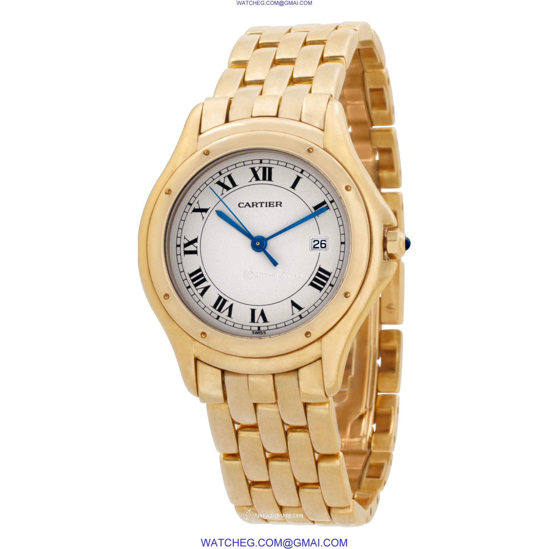 Cartier Cartier 1761 Cougar Quartz Unisex 18k yellow gold 3