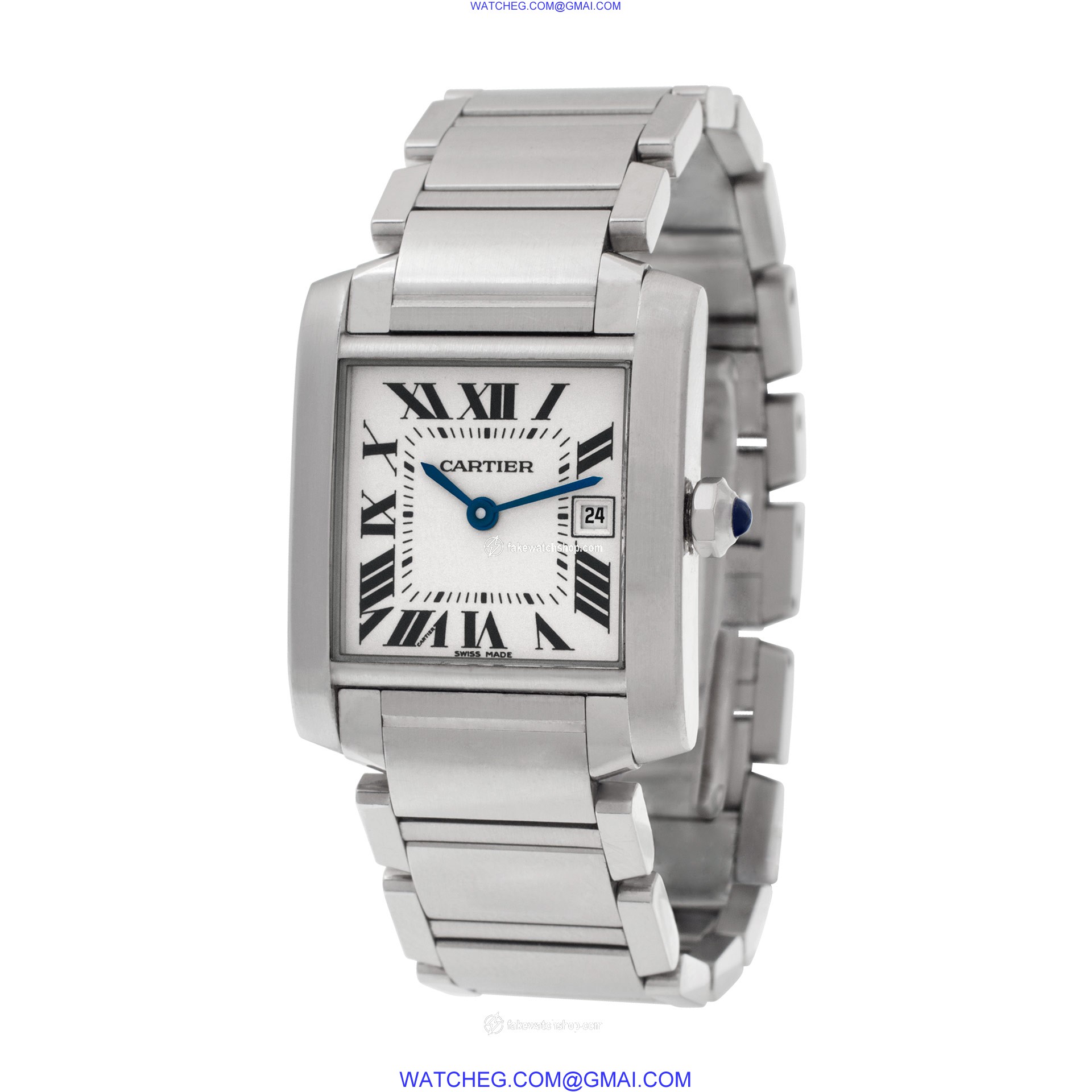 Cartier W51011Q3 Tank Francaise  Female Stainless Steel 3