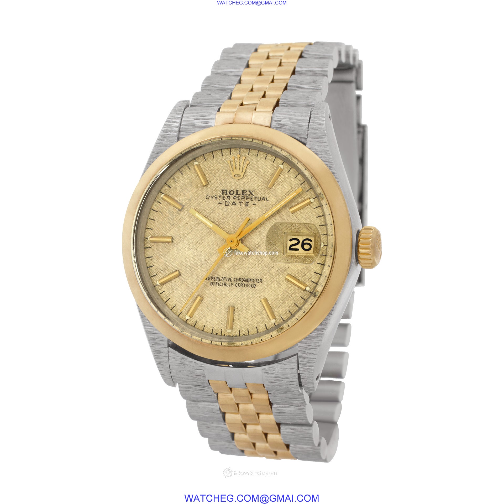 Rolex 1500 Date Automatic Male 14k gold & Stainless Steel 3