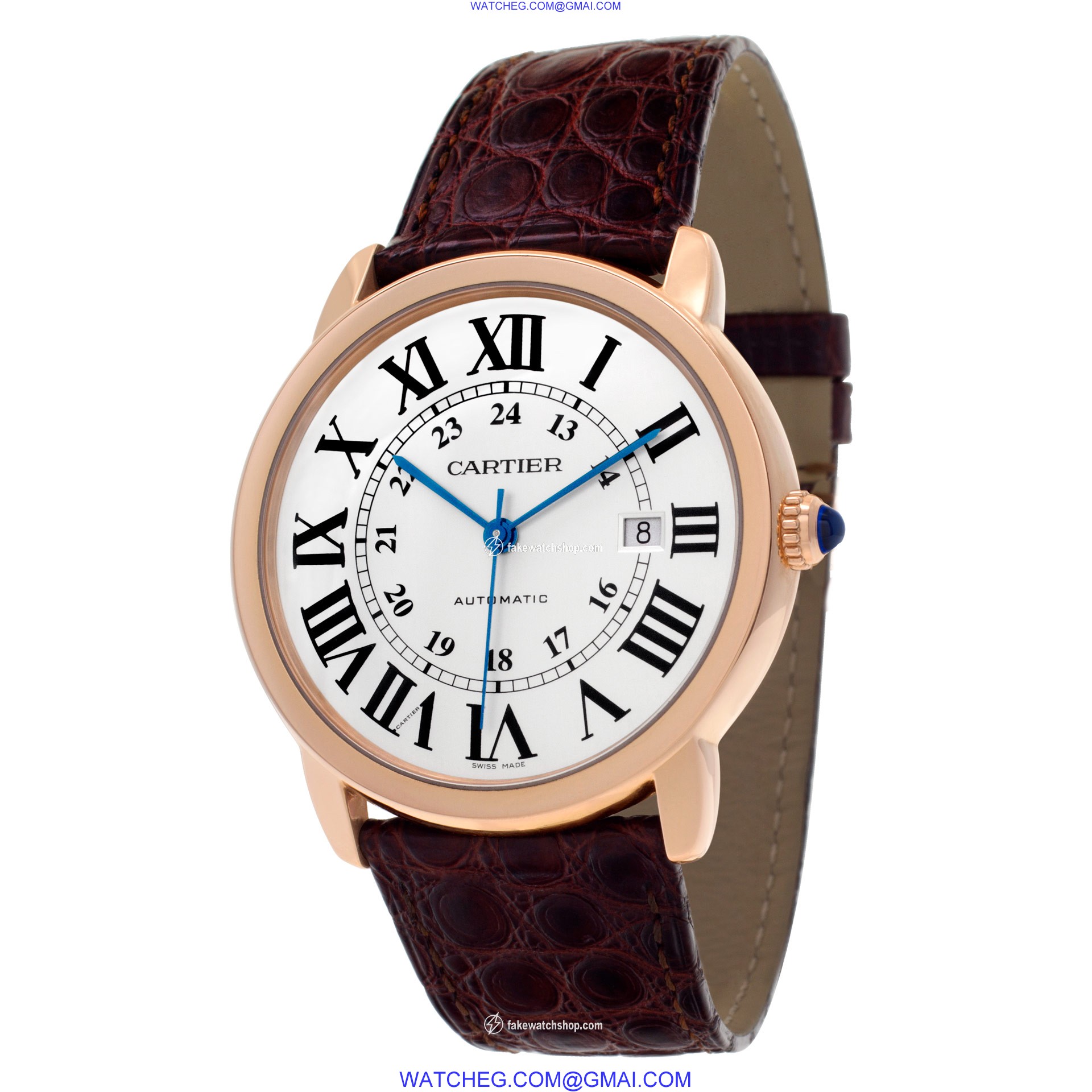 Cartier W6701009 Ronde Solo Automatic Unisex 18k Pink Gold & Stainless Steel 3