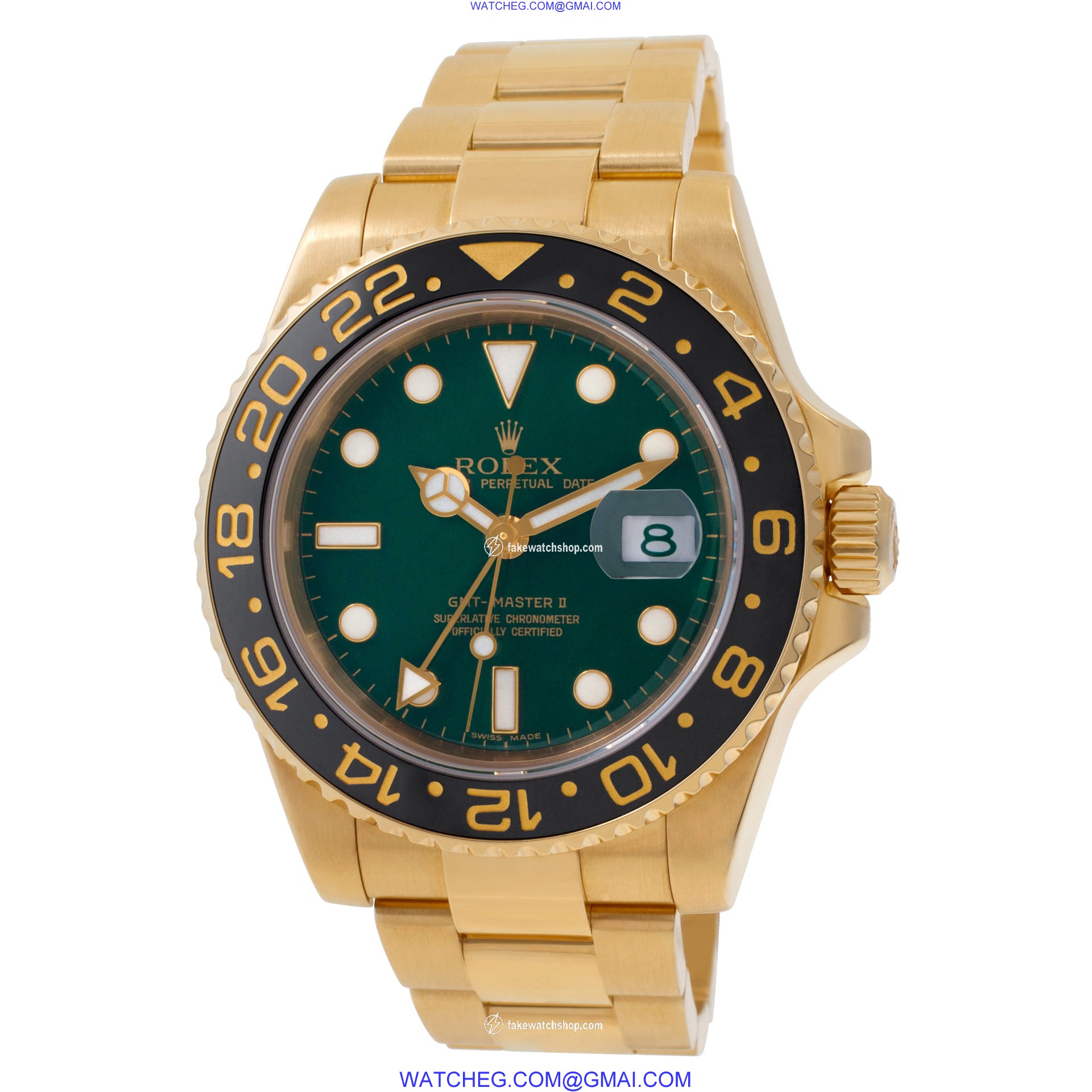 Rolex 116718 GMT-Master II Automatic Male 18k yellow gold 3