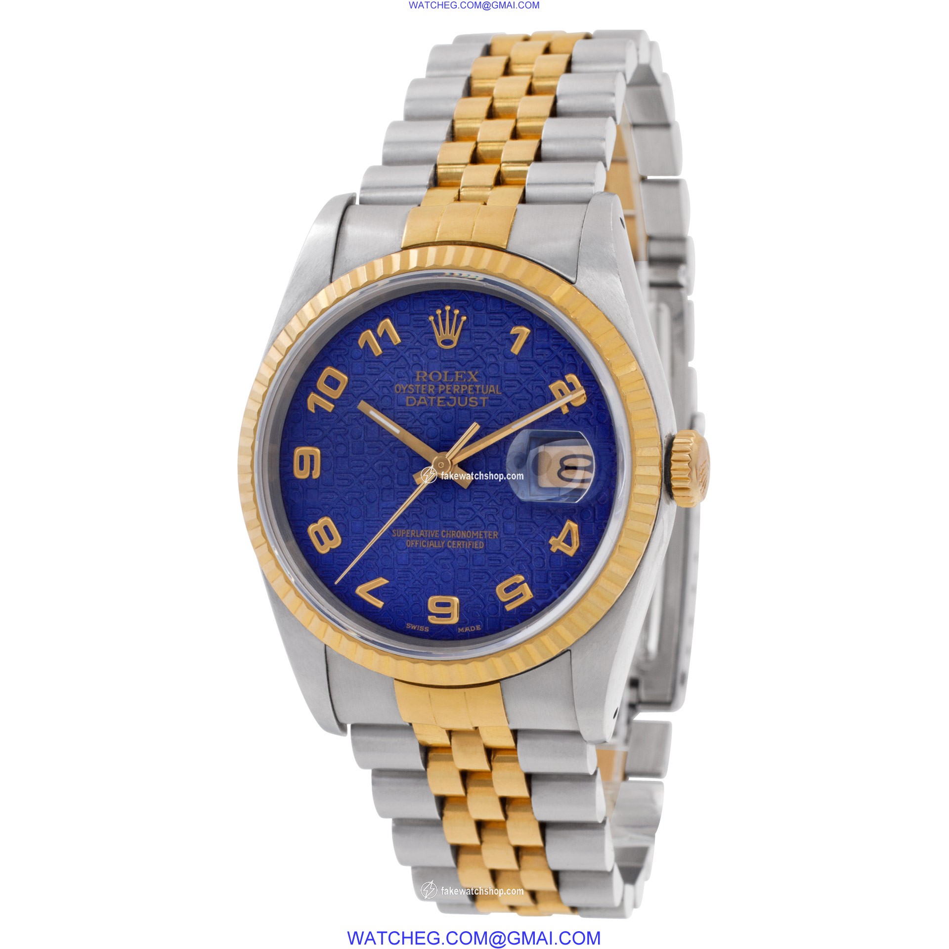 Rolex 16233 Datejust Automatic Unisex 18k gold & Stainless Steel 3