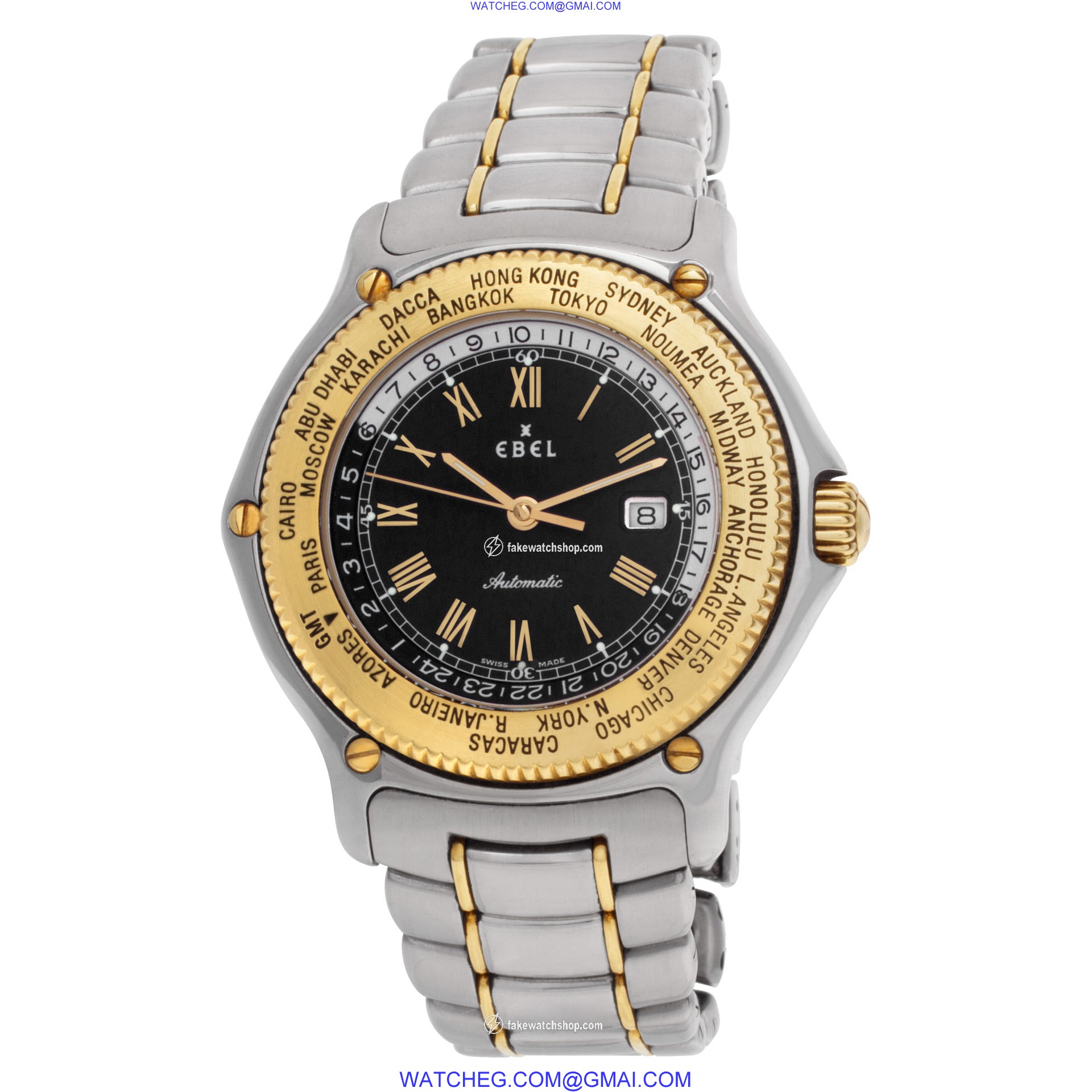 Ebel 1124913 Voyager Automatic Female 18k gold & Stainless Steel 3