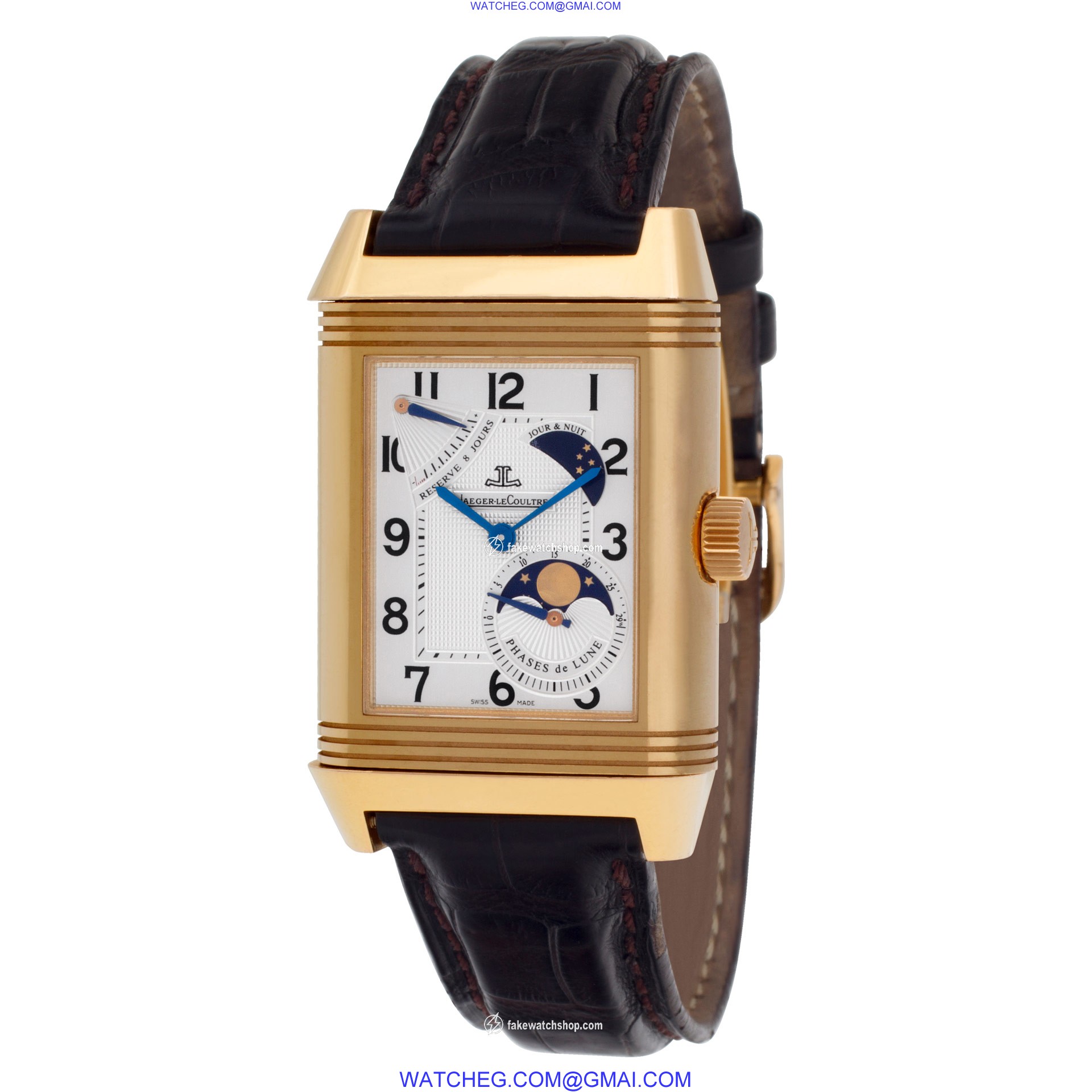 Jaeger LeCoultre Q3042420 Reverso Manual Male 18k rose gold 3