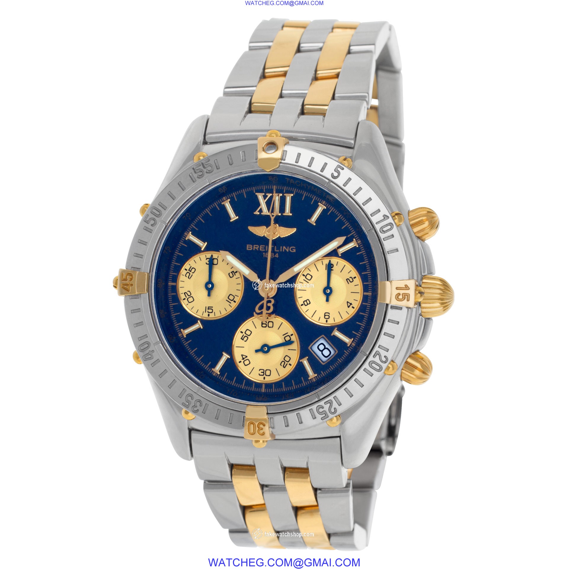 Breitling B55048 Jetstream Chronomat Quartz Female 18k gold & Stainless Steel 3