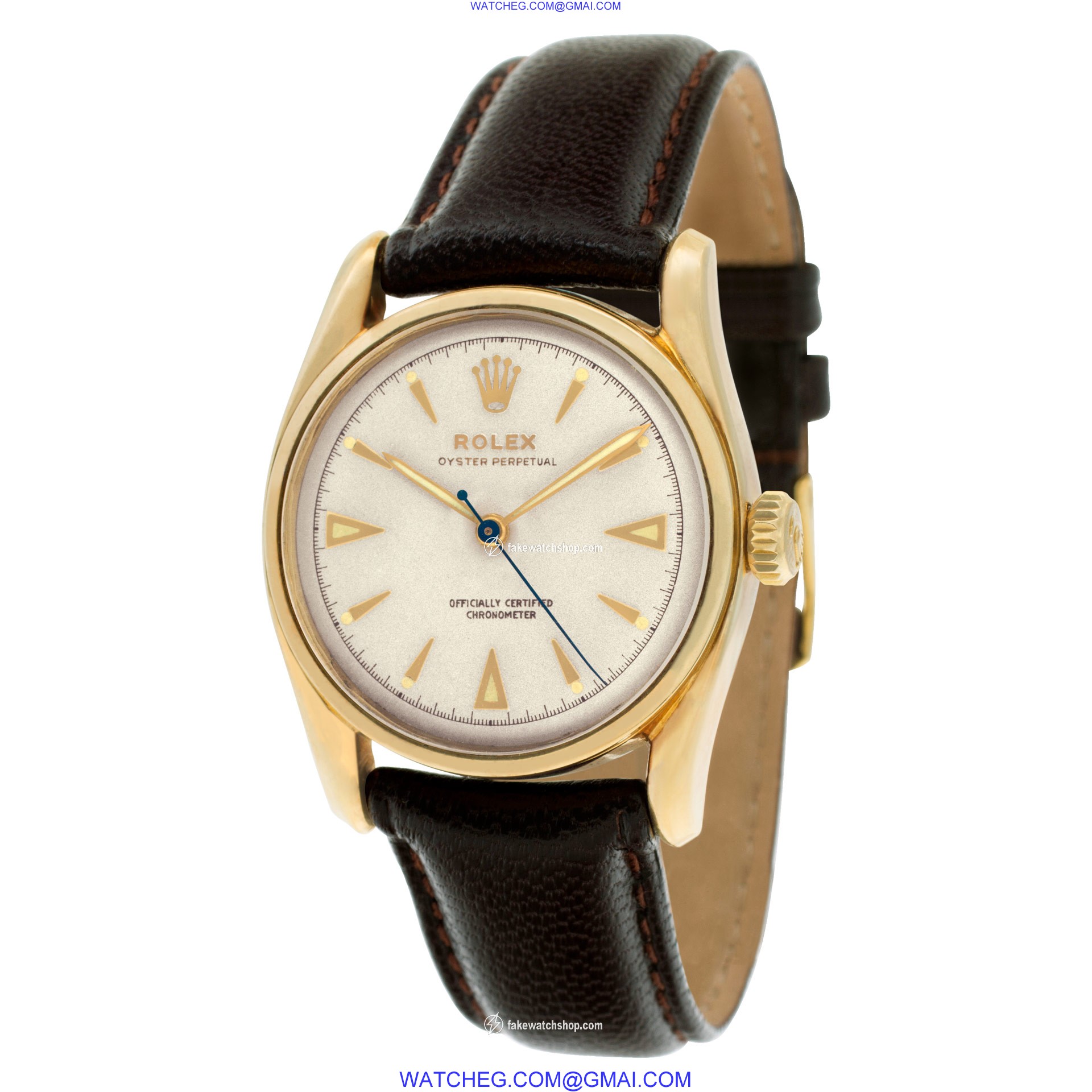 Rolex 6090 Bombay Automatic Male 14k yellow gold 3