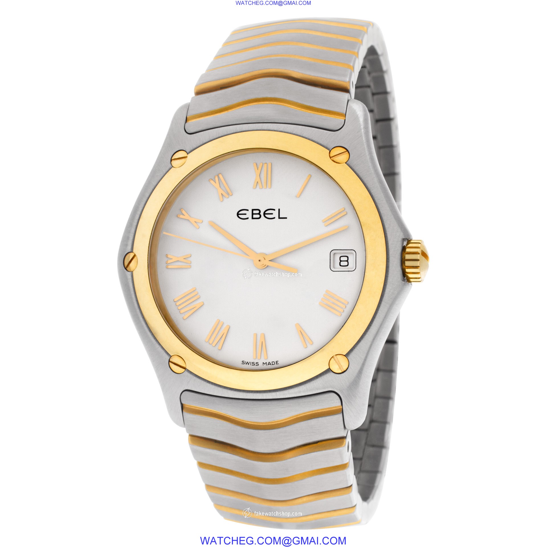 Ebel 1187f41 Sportwave Quartz Male 18k gold & Stainless Steel 3
