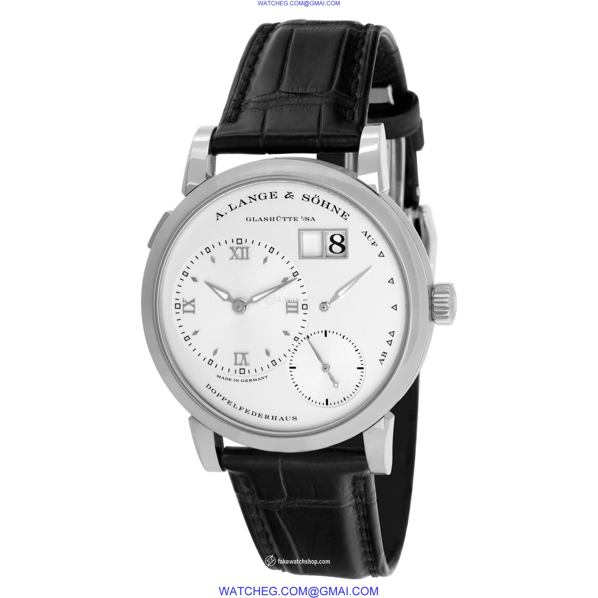 A. Lange & Sohne 191.039 Lange 1 Manual Male 18k White Gold 3