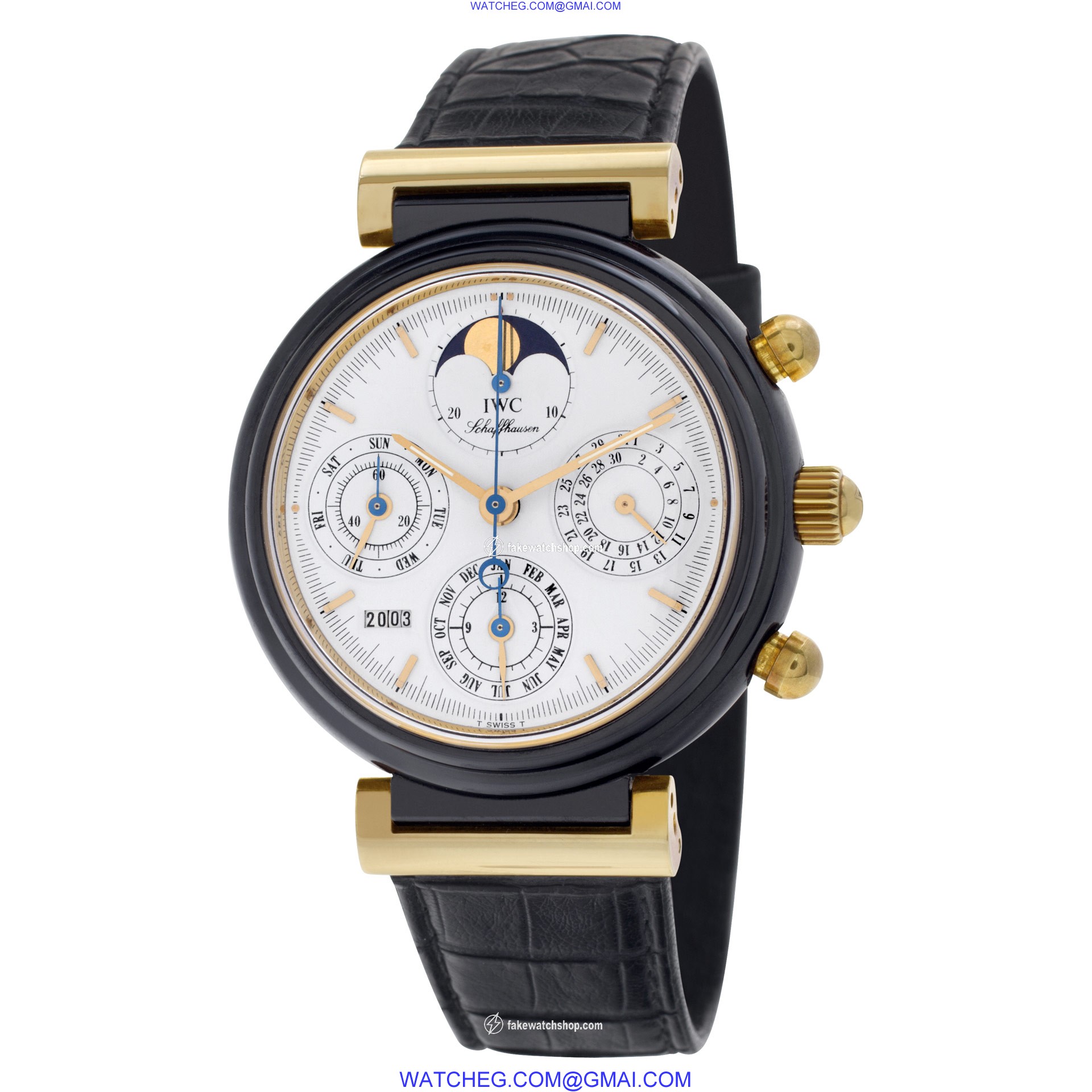IWC IW3755-02 Da Vinci Manual Unisex 18k gold & ceramic 3