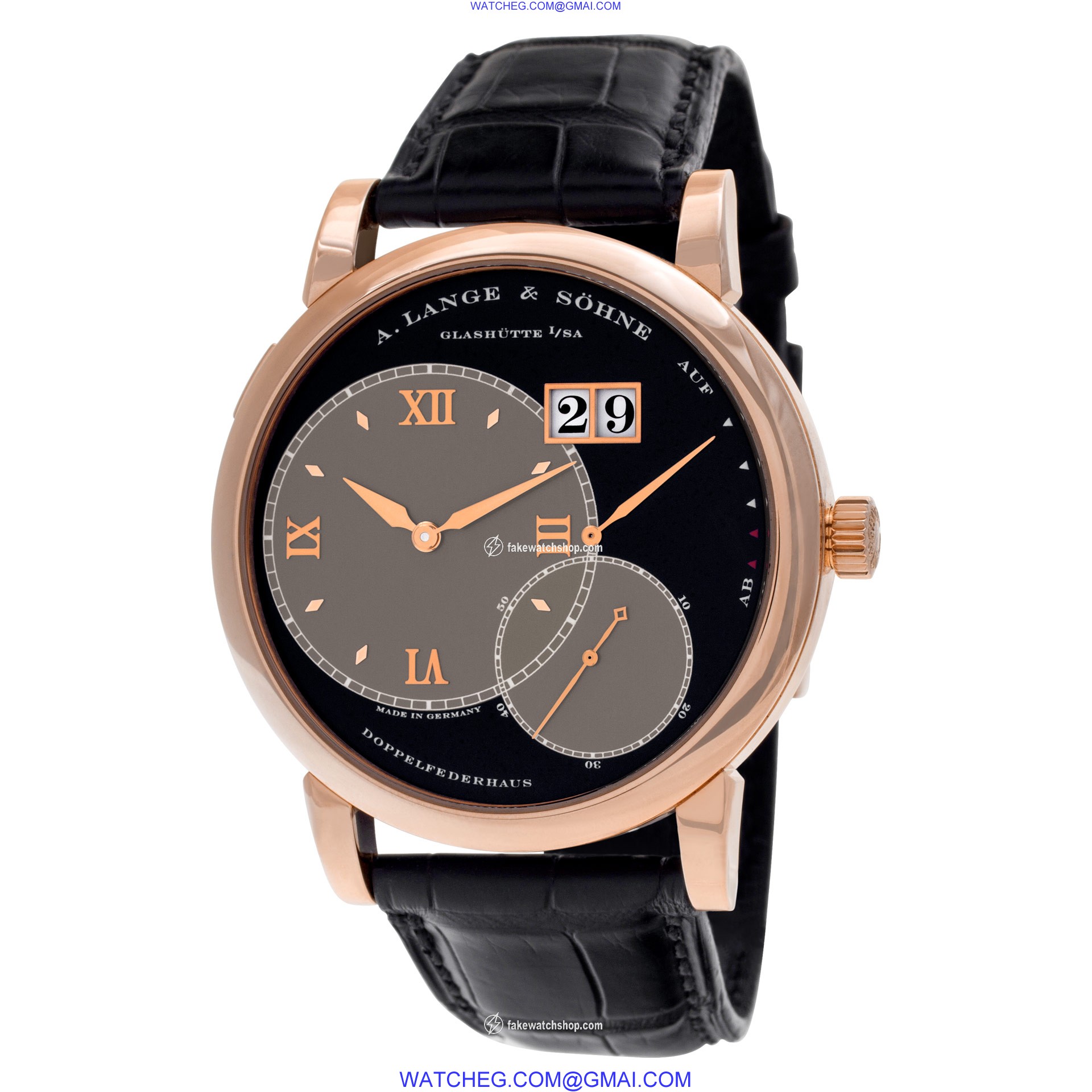 A. Lange & Sohne 115.031 Lange 1 Manual Male 18k rose gold 3