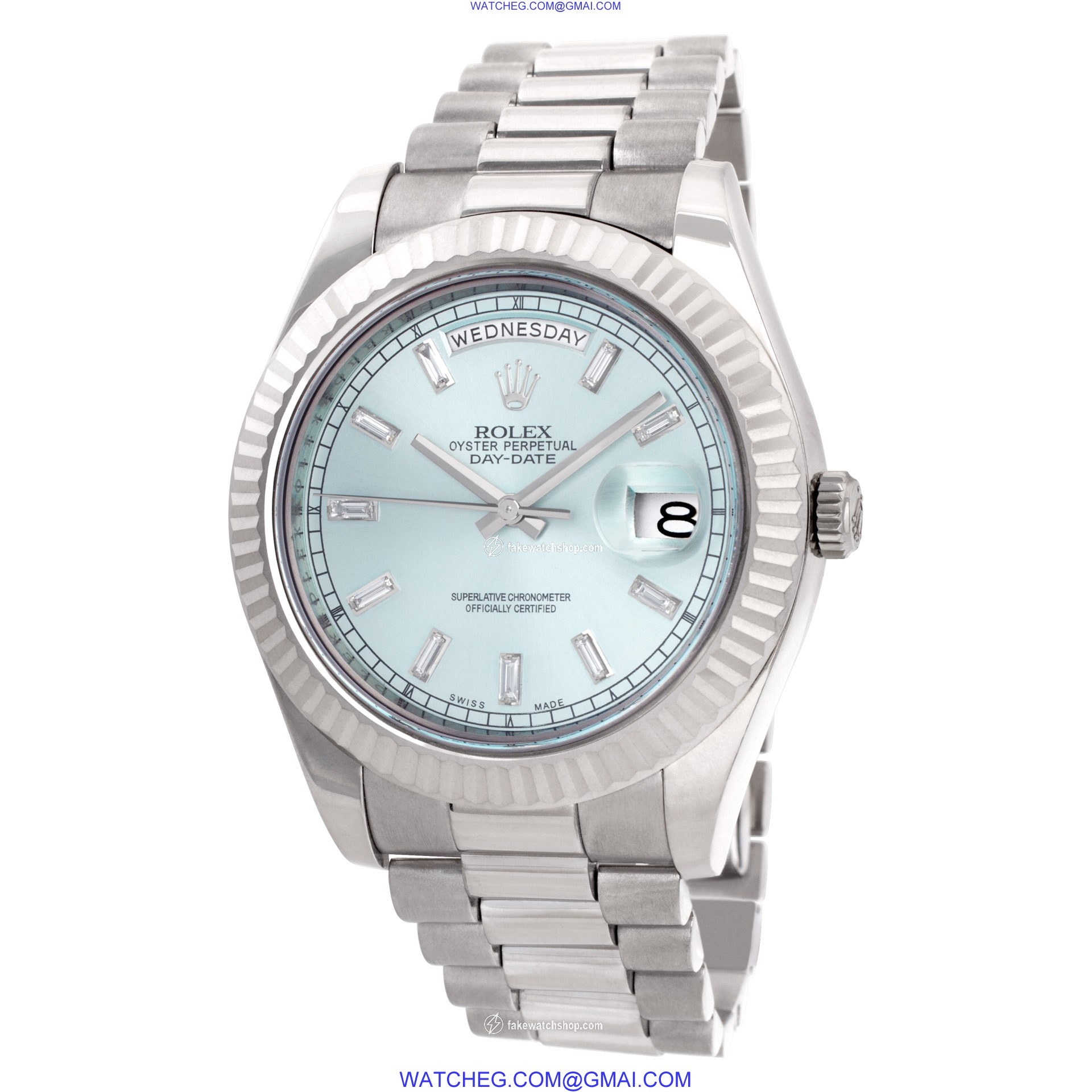 Rolex 218239 Day-Date II Automatic Male 18k White Gold 3
