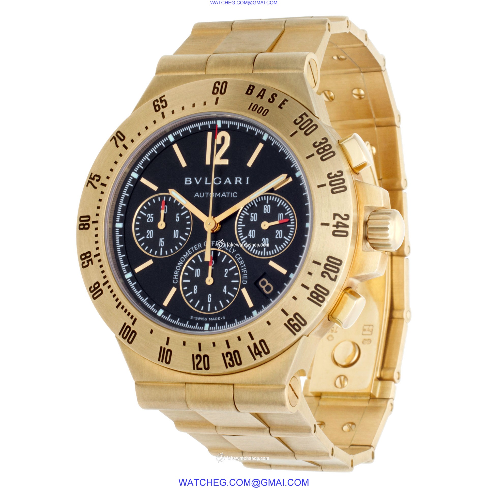 Bvlgari CH40GTA Aqua Terra Automatic Male 18k yellow gold 3