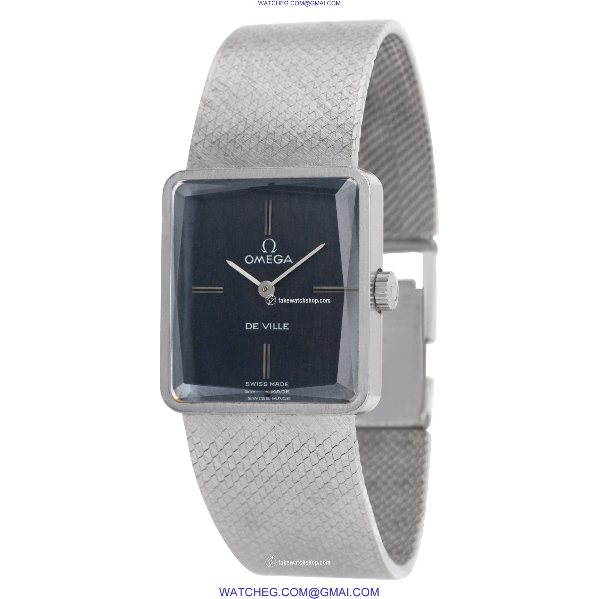 Omega 8196 De Ville Manual Unisex White Gold 3