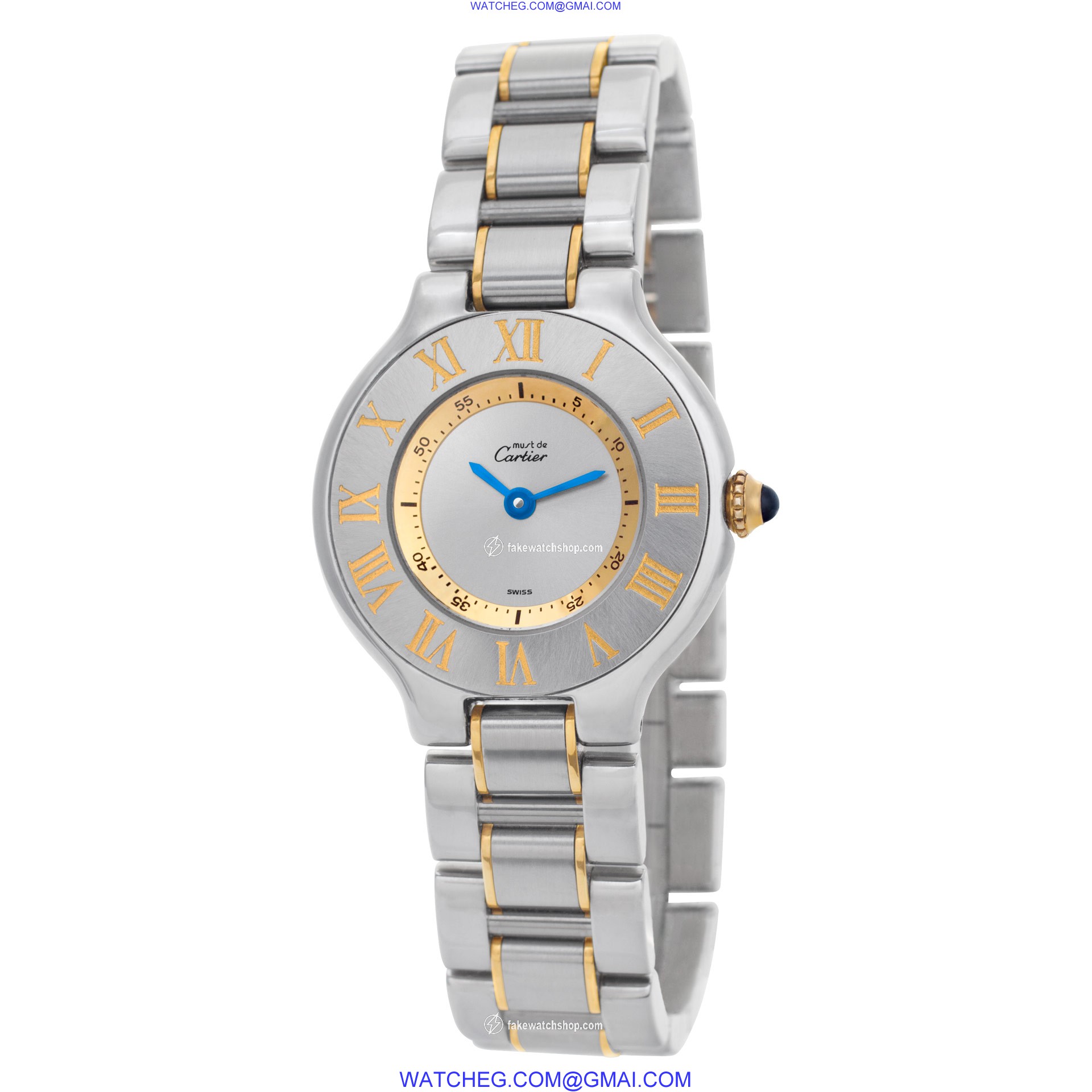 Cartier 1340 Must de Quartz Male Stainless Steel 3