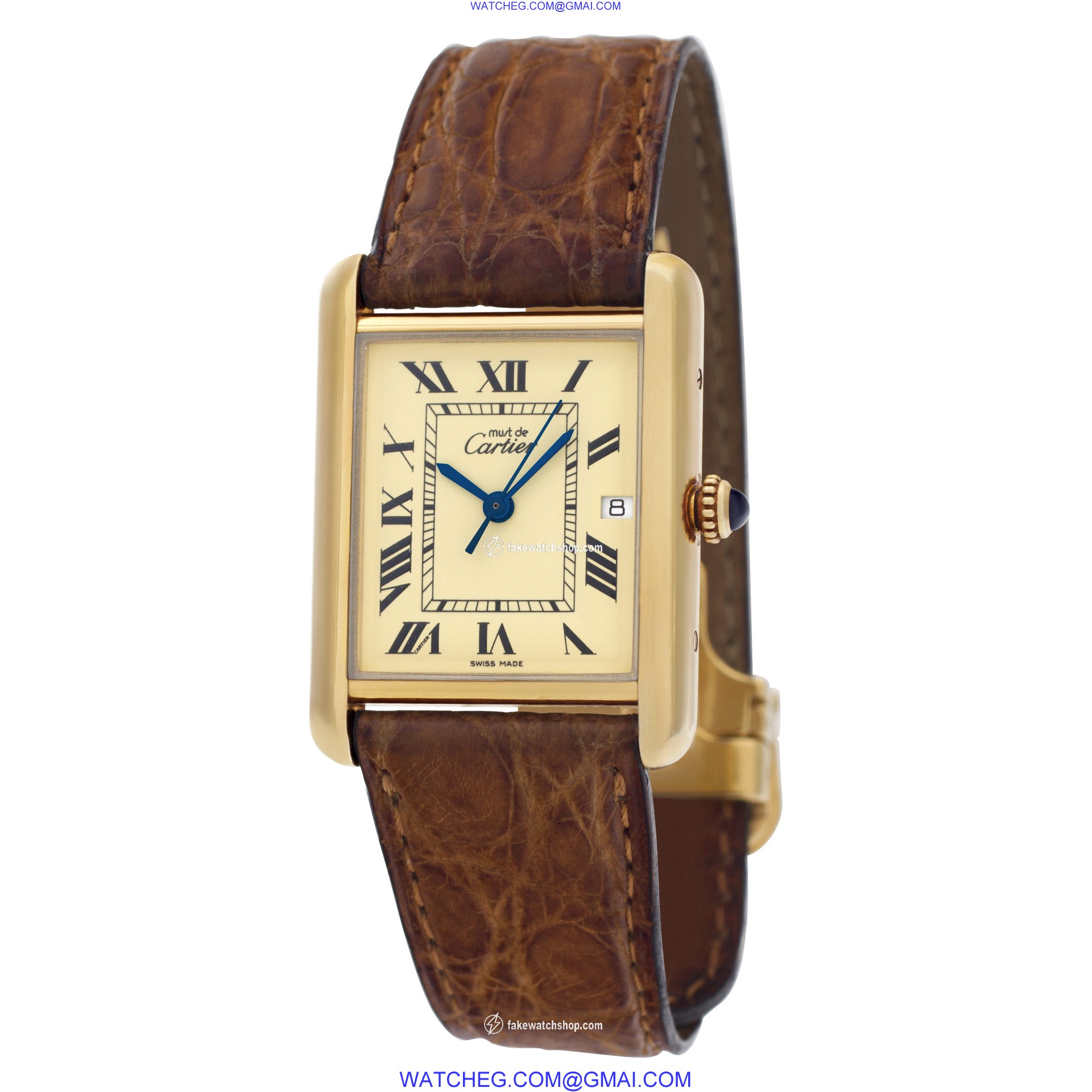 Cartier Cartier 1619 Tank Vermeil Quartz Unisex Vermeil 3