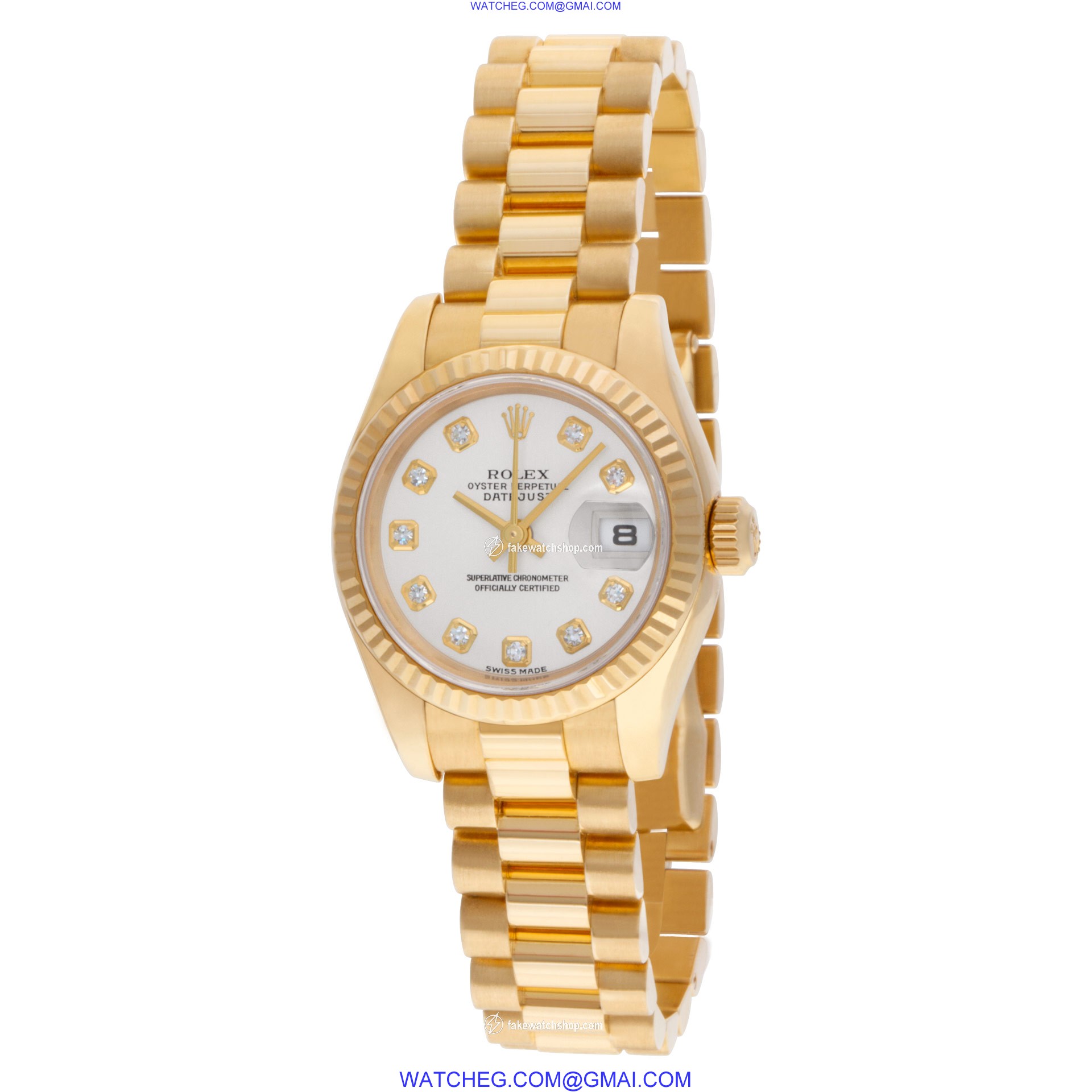 Rolex 179178 Datejust Automatic Female 18k Yellow Gold 3