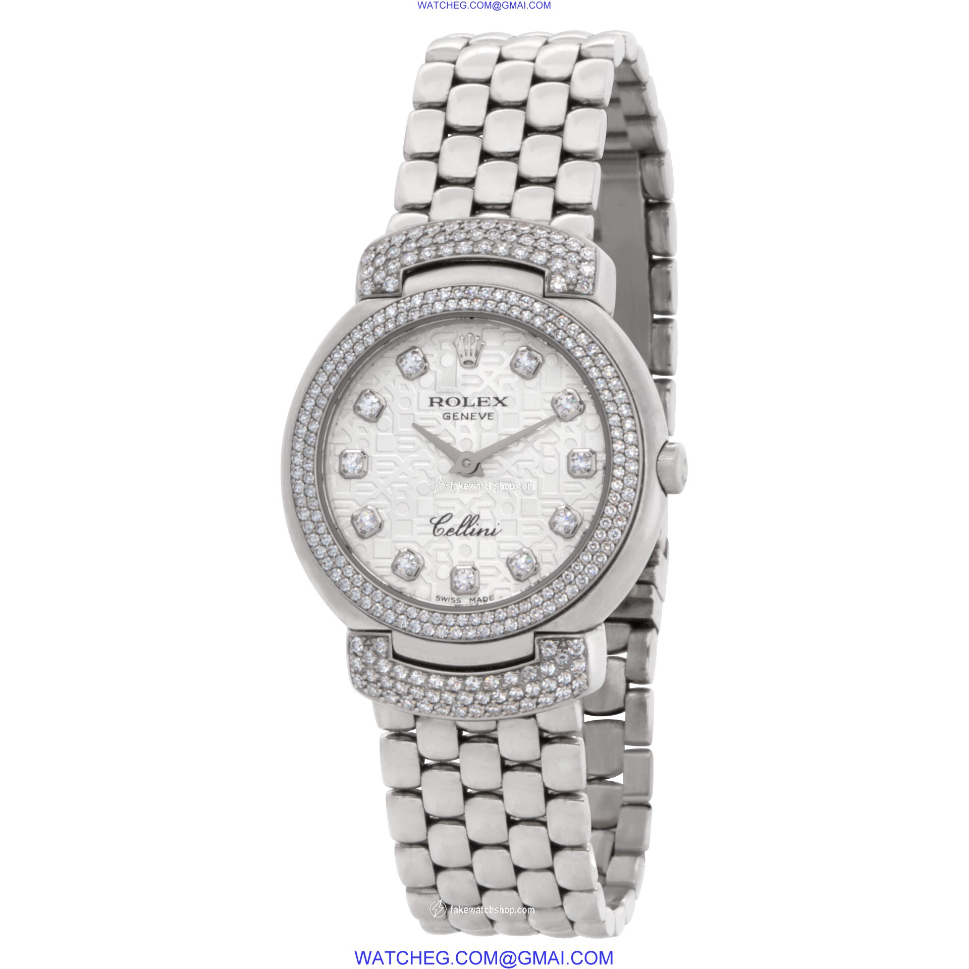 Rolex 6673 Cellini Quartz Female 18k White Gold 3