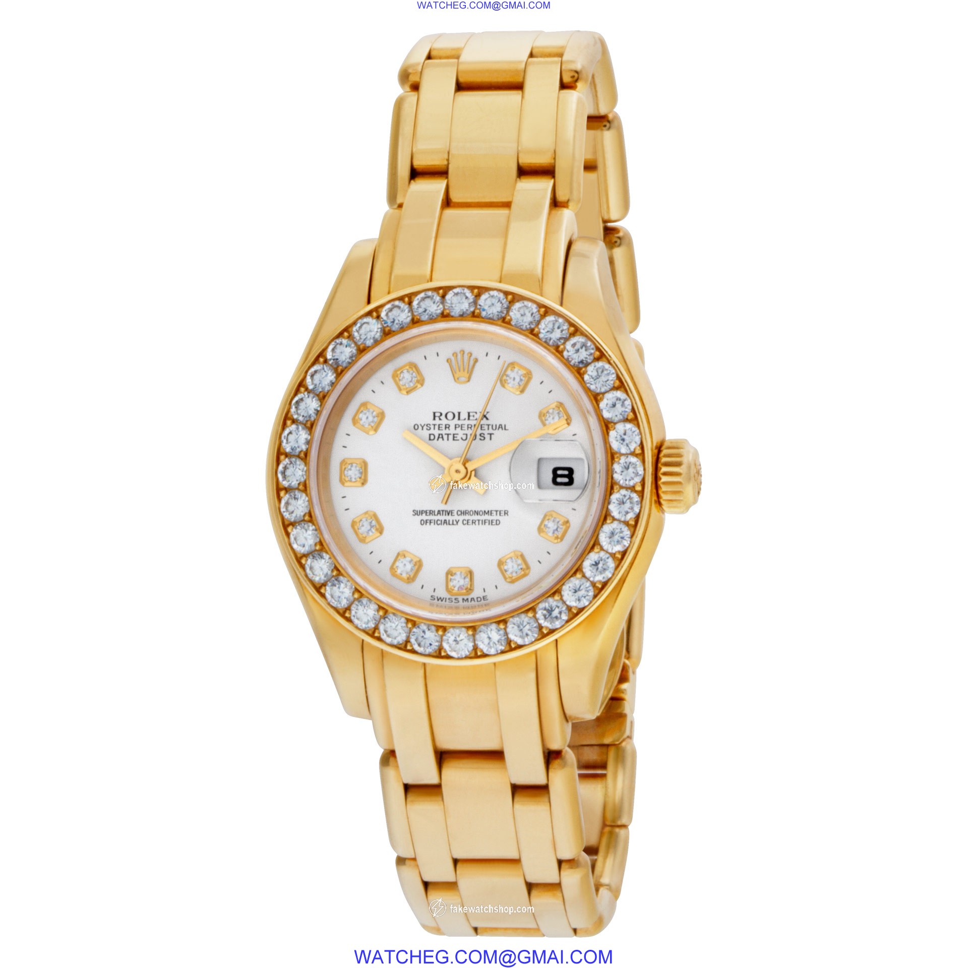 Rolex 80298 Pearlmaster Automatic Female 18k yellow gold 3