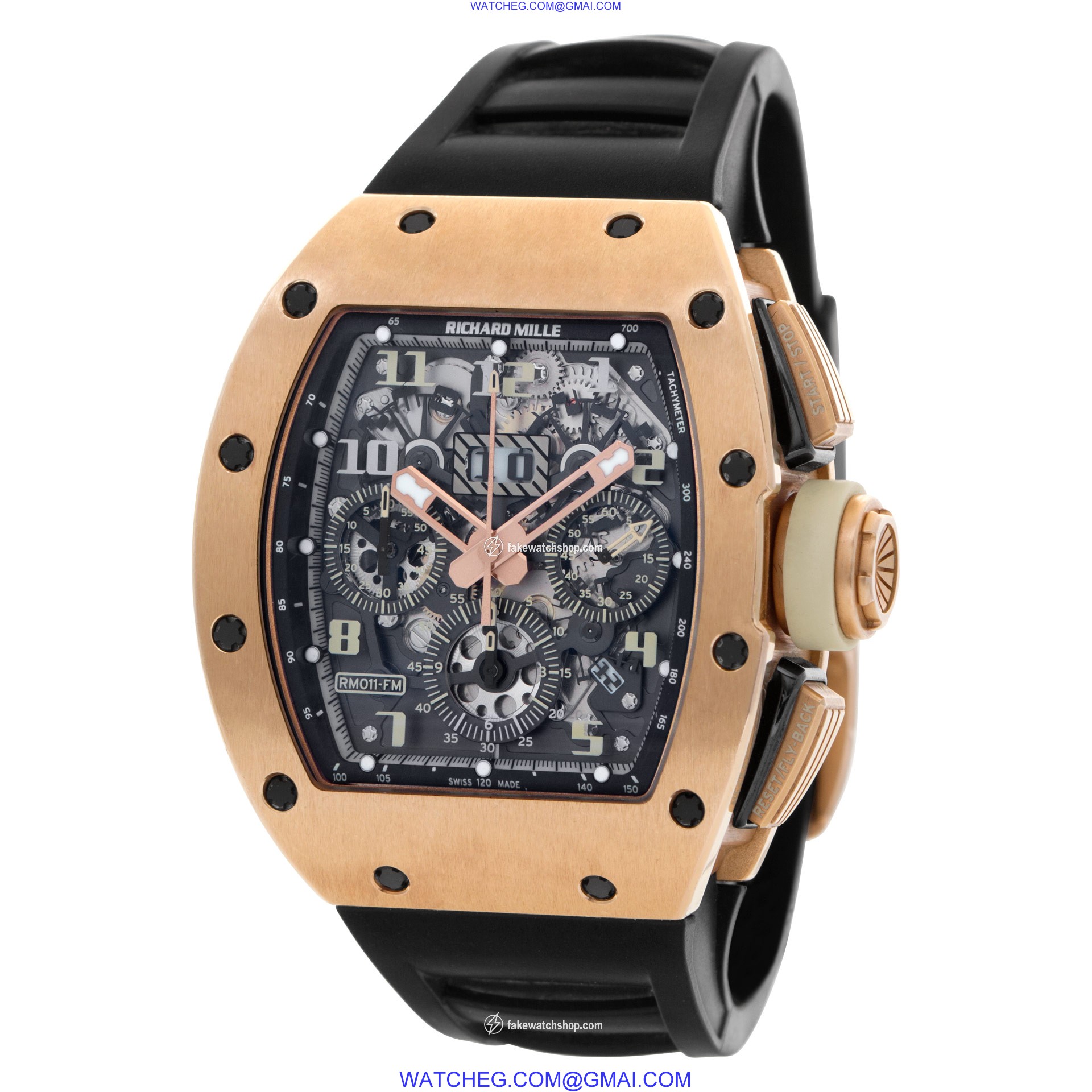 Richard Mille RM011 Felipe Massa Automatic Male 18k rose gold 3