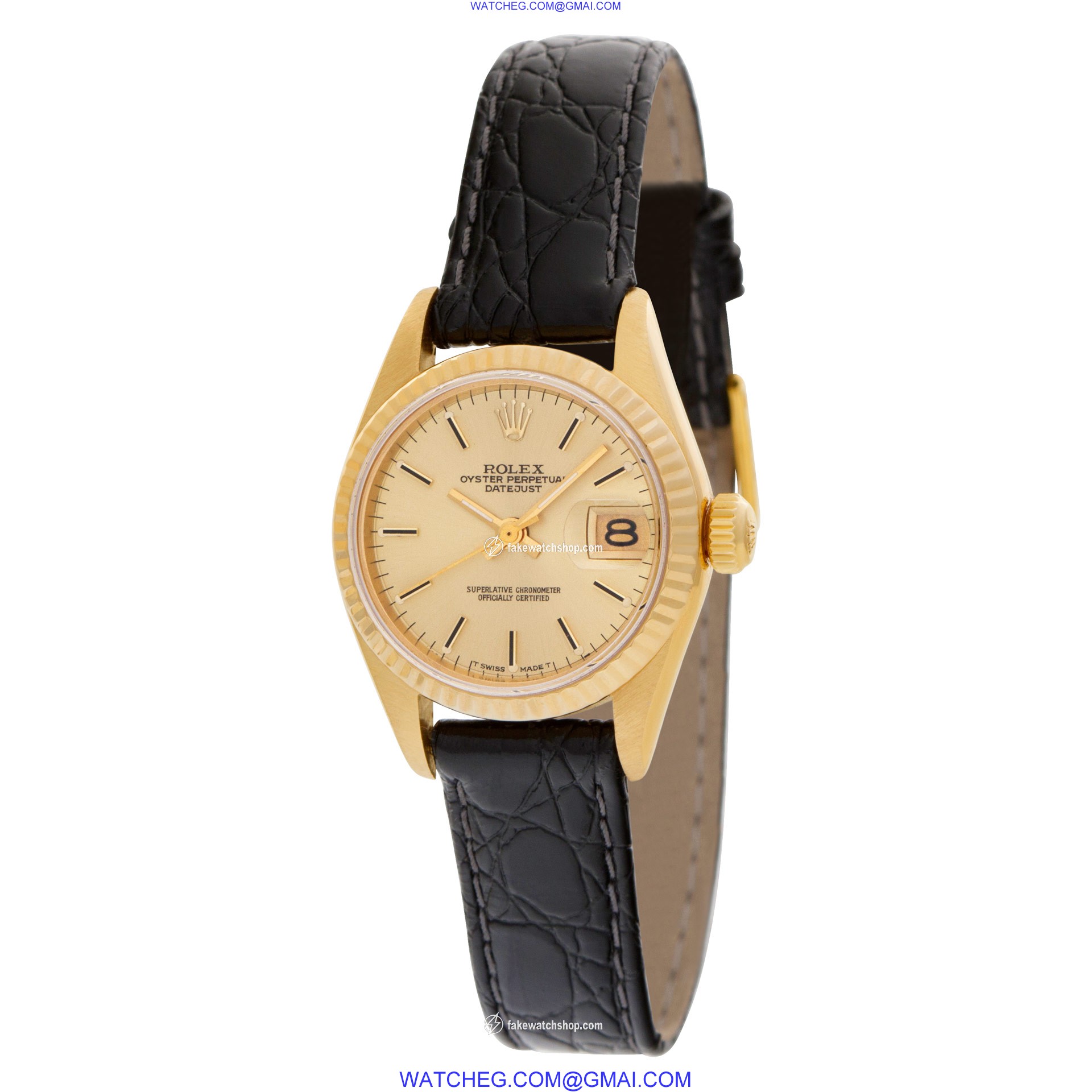 Rolex 69138 Datejust Automatic Female 18k yellow gold 3