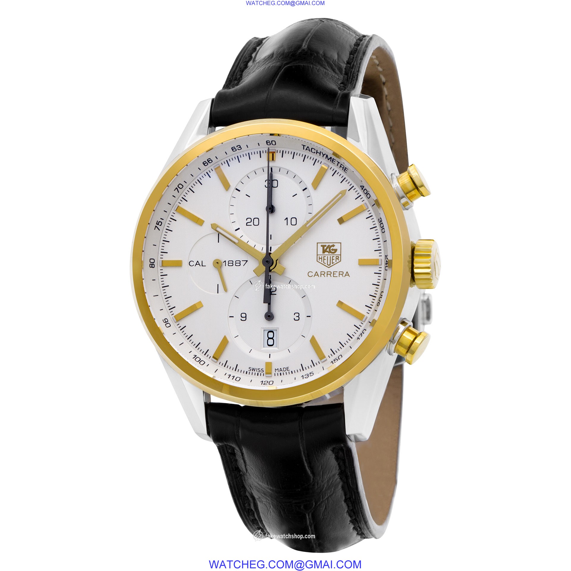 Tag Heuer CAR2150 Carrera Automatic Male 18k gold & Stainless Steel 3