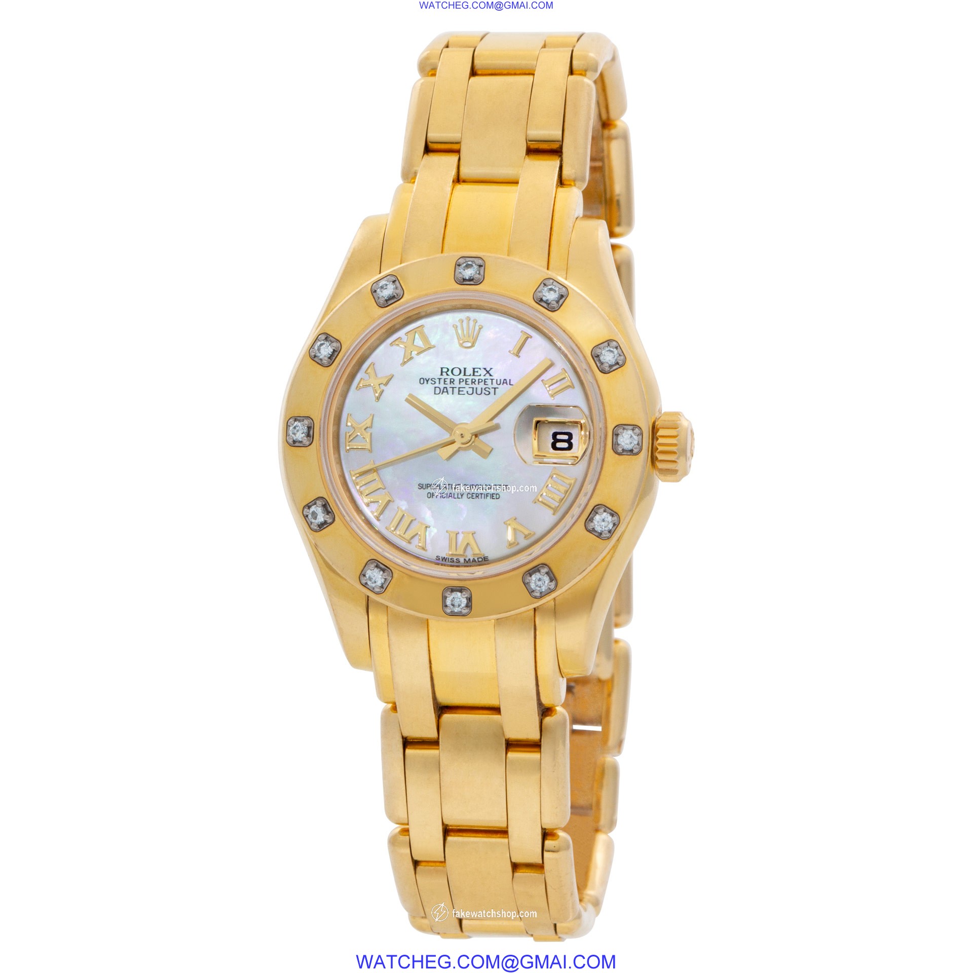 Rolex 80318 Pearlmaster Automatic Female 18k yellow gold 3