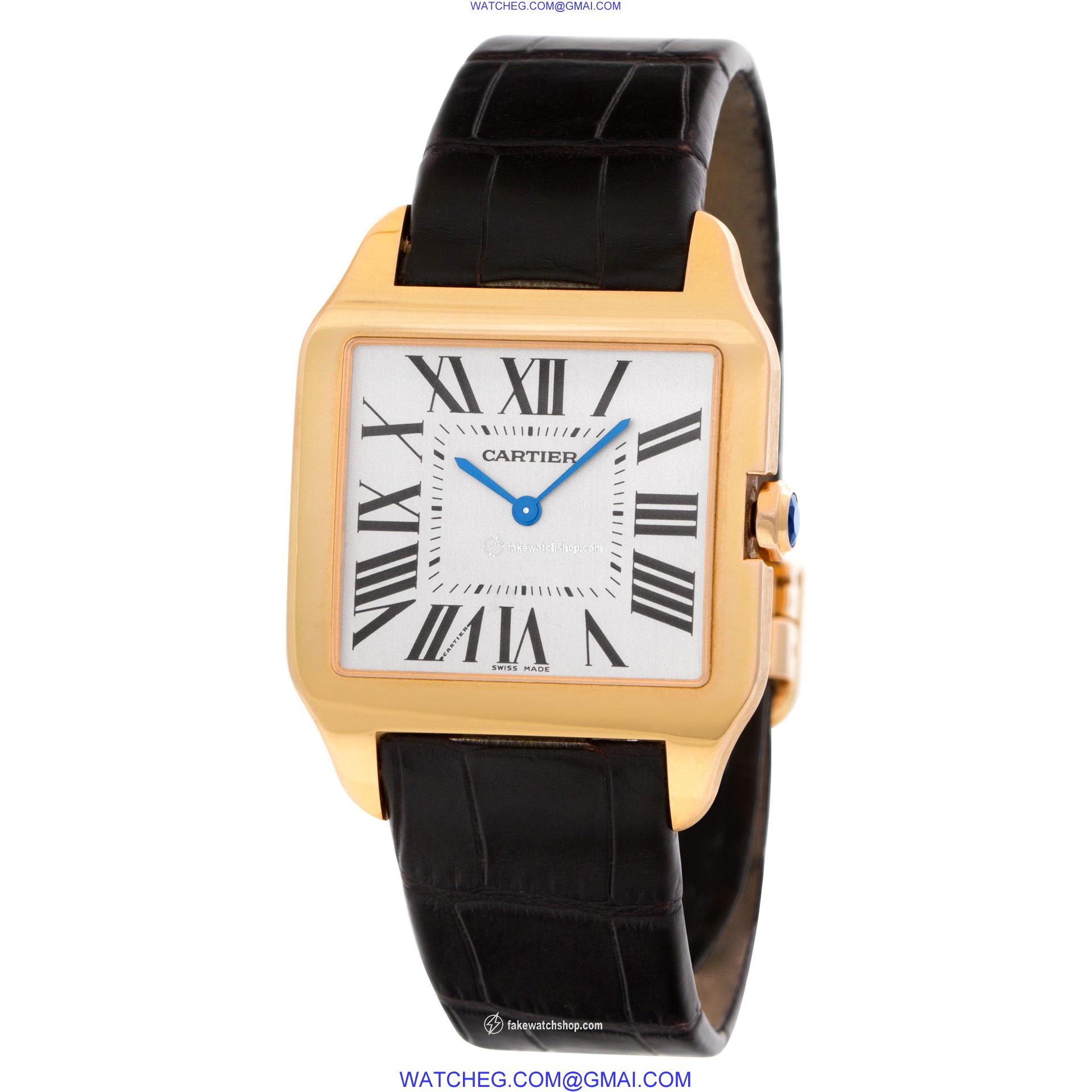 Cartier W2006951 Santos Dumont Manual Male 18k rose gold 3