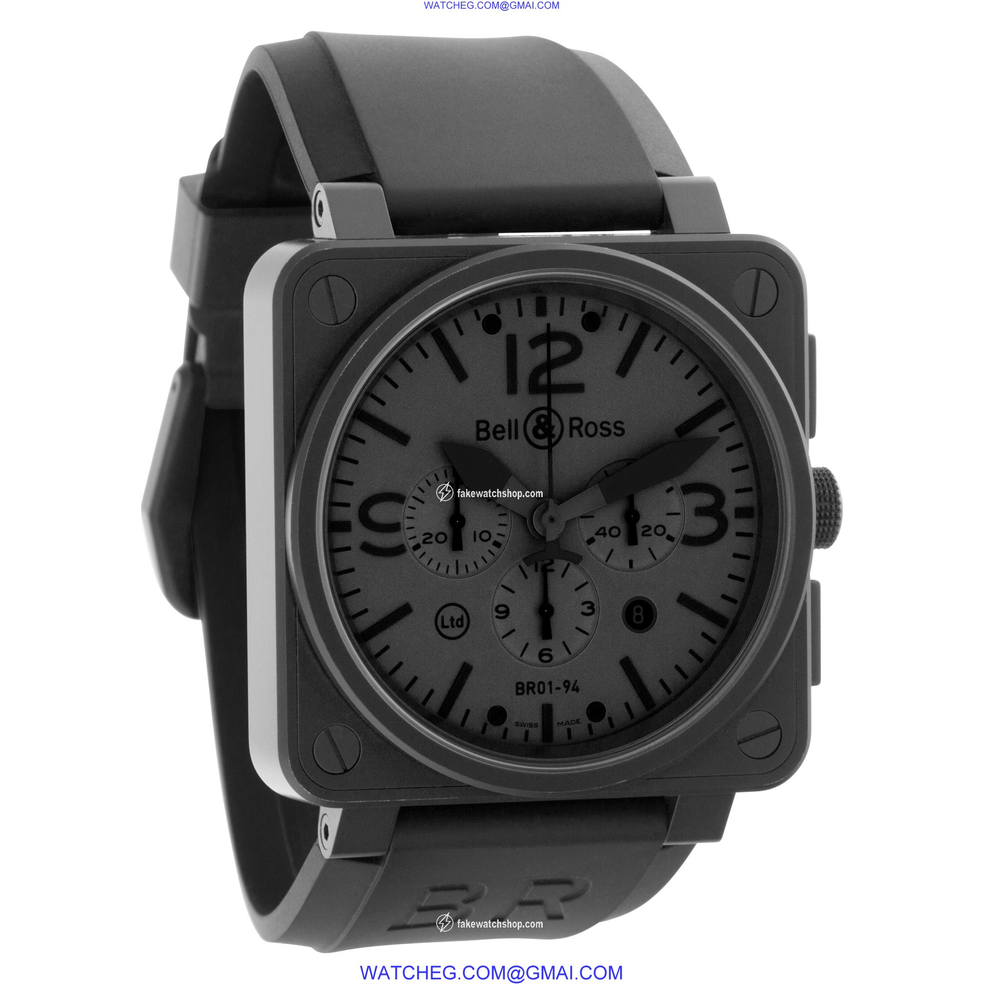 Bell & Ross BR01-94-S Chronograph Automatic Male PVD steel 3