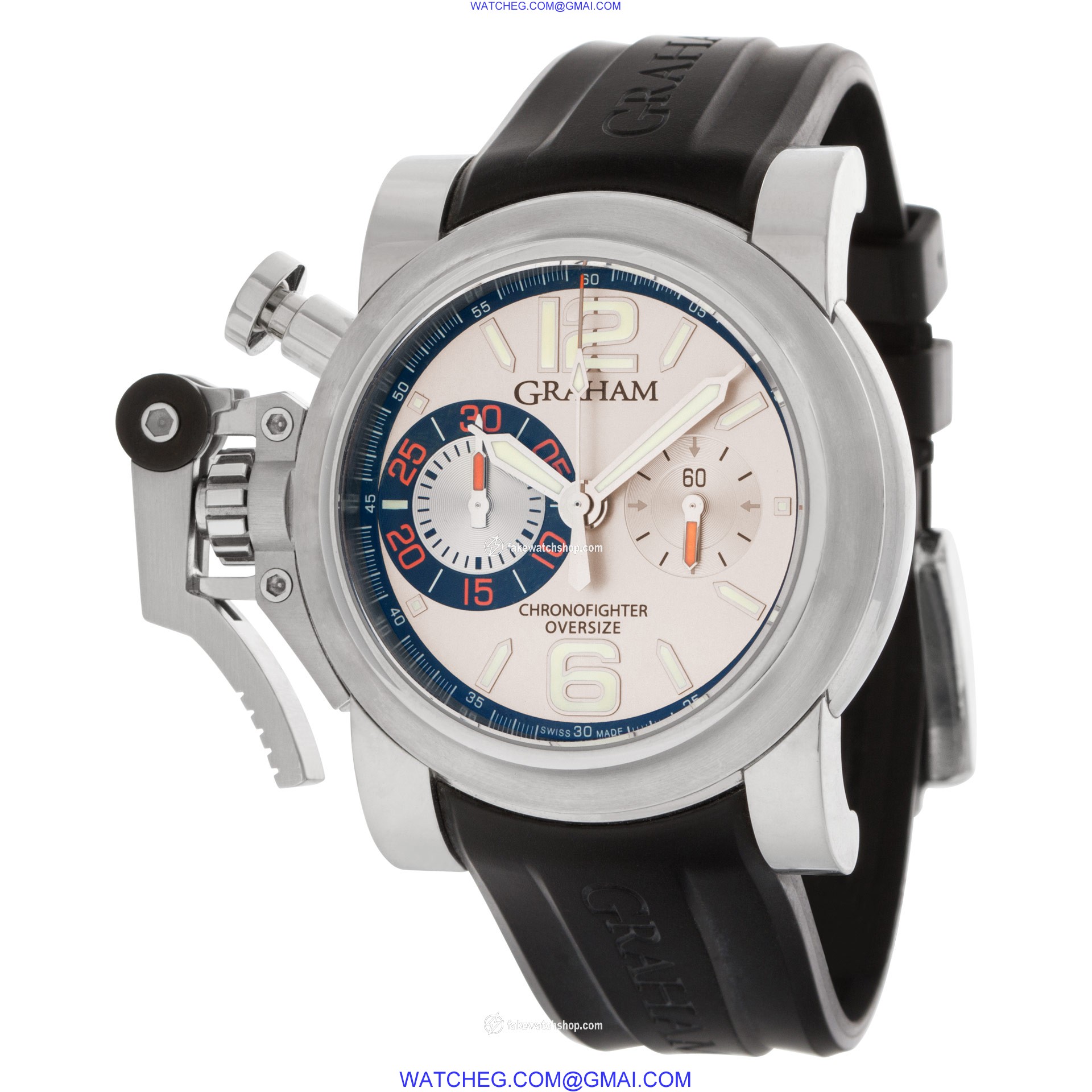 Graham 20VAS.S02A Chronofighter Automatic Male Stainless Steel 3