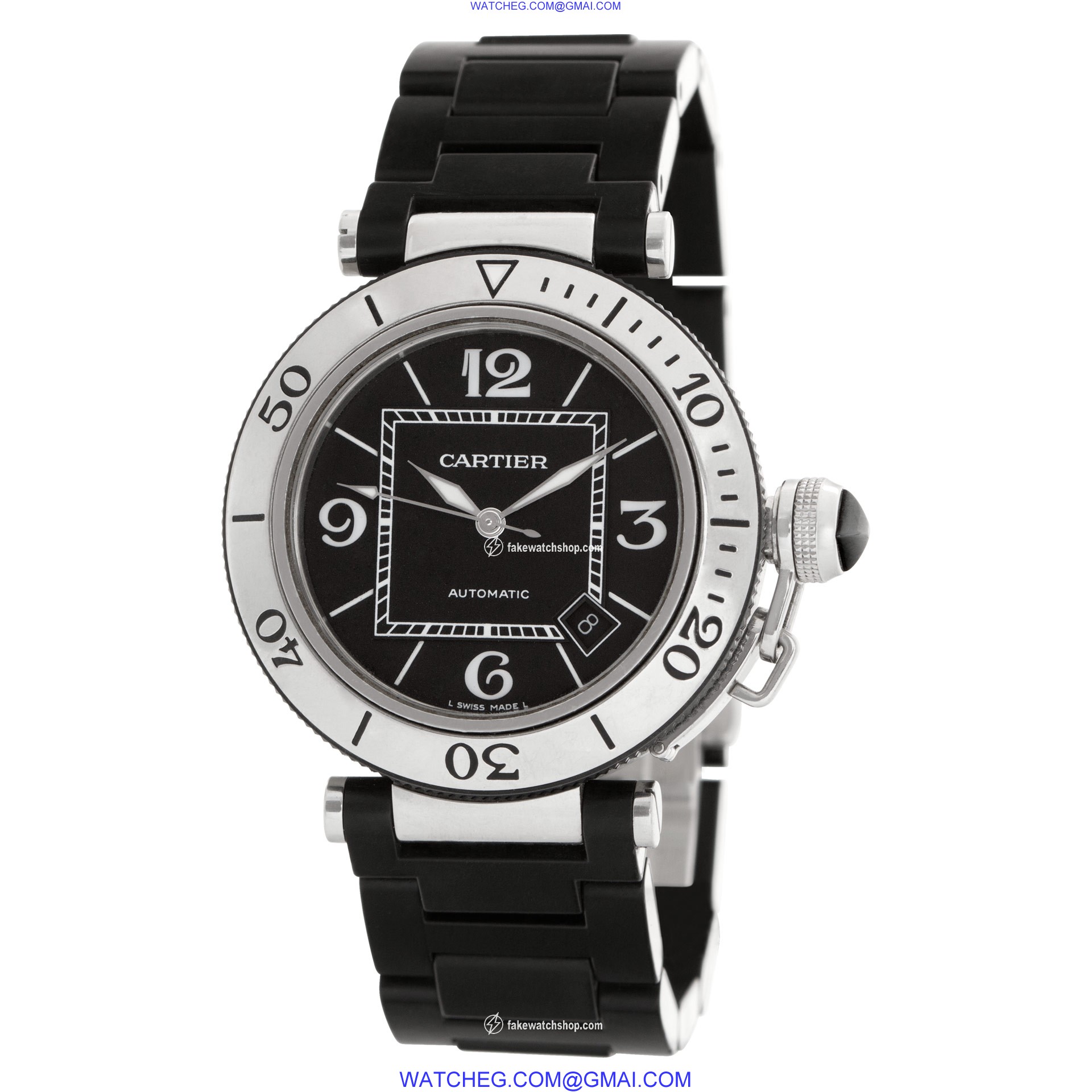 Cartier w31077U2 Pasha Seatimer Automatic Male Stainless Steel 3