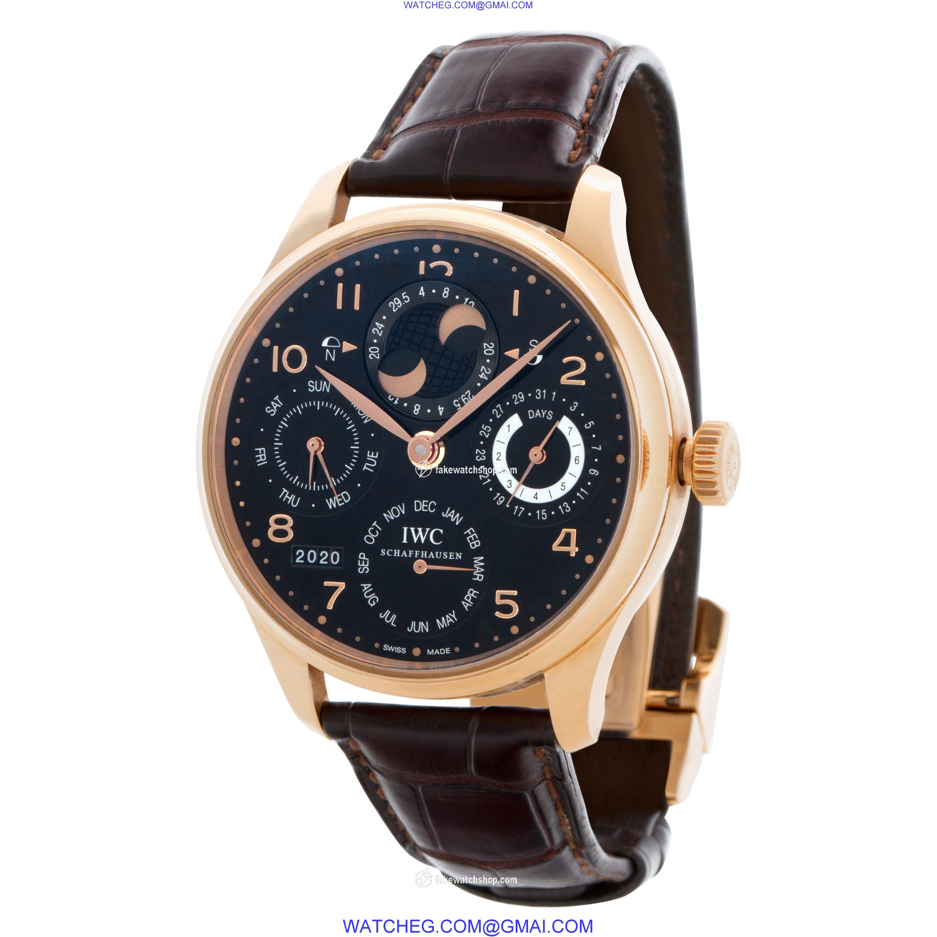 IWC IW5021-03 Portuguese Perpetual Automatic Unisex 18k rose gold 3