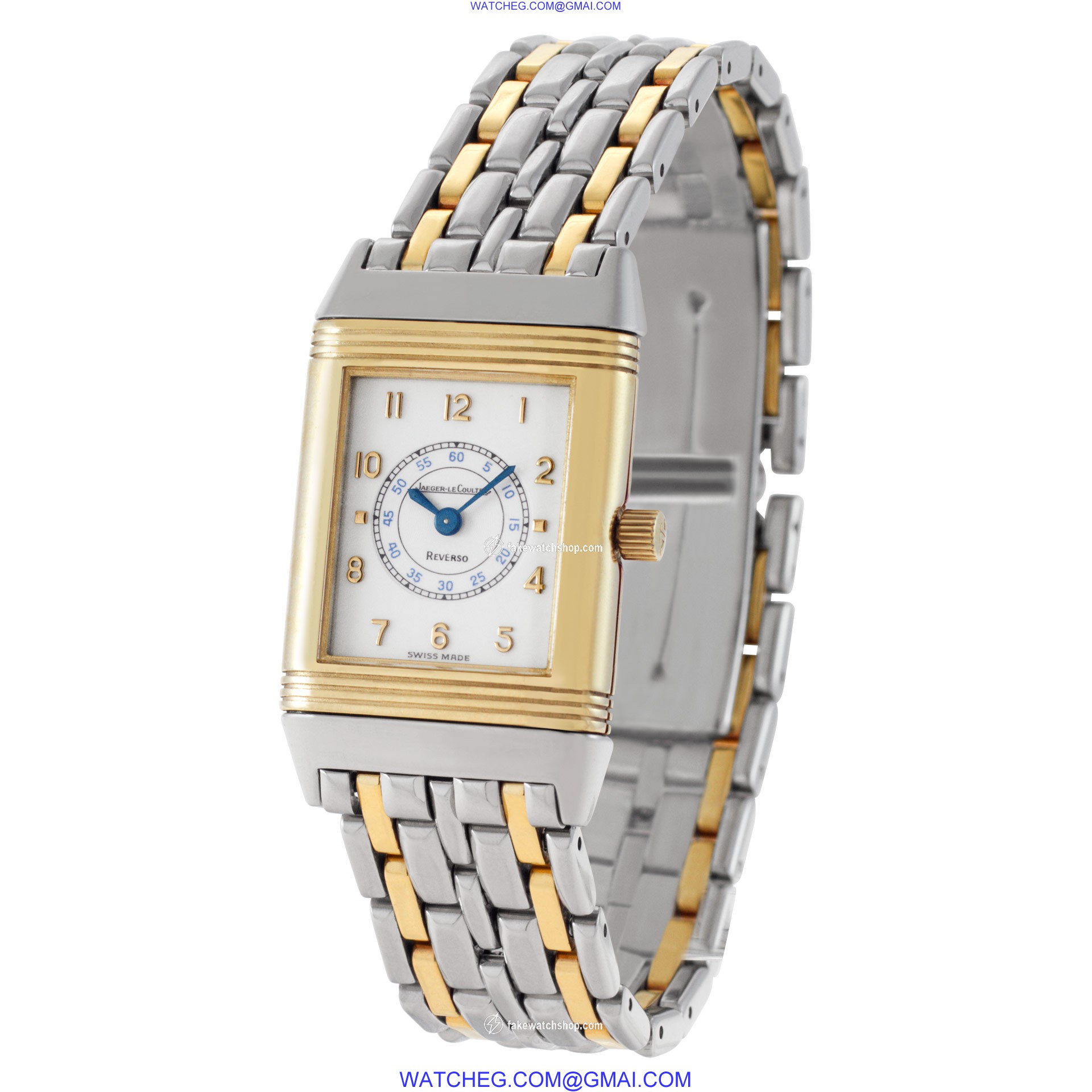 Jaeger LeCoultre 260.5.08 Reverso Quartz Female 18k gold & Stainless Steel 3