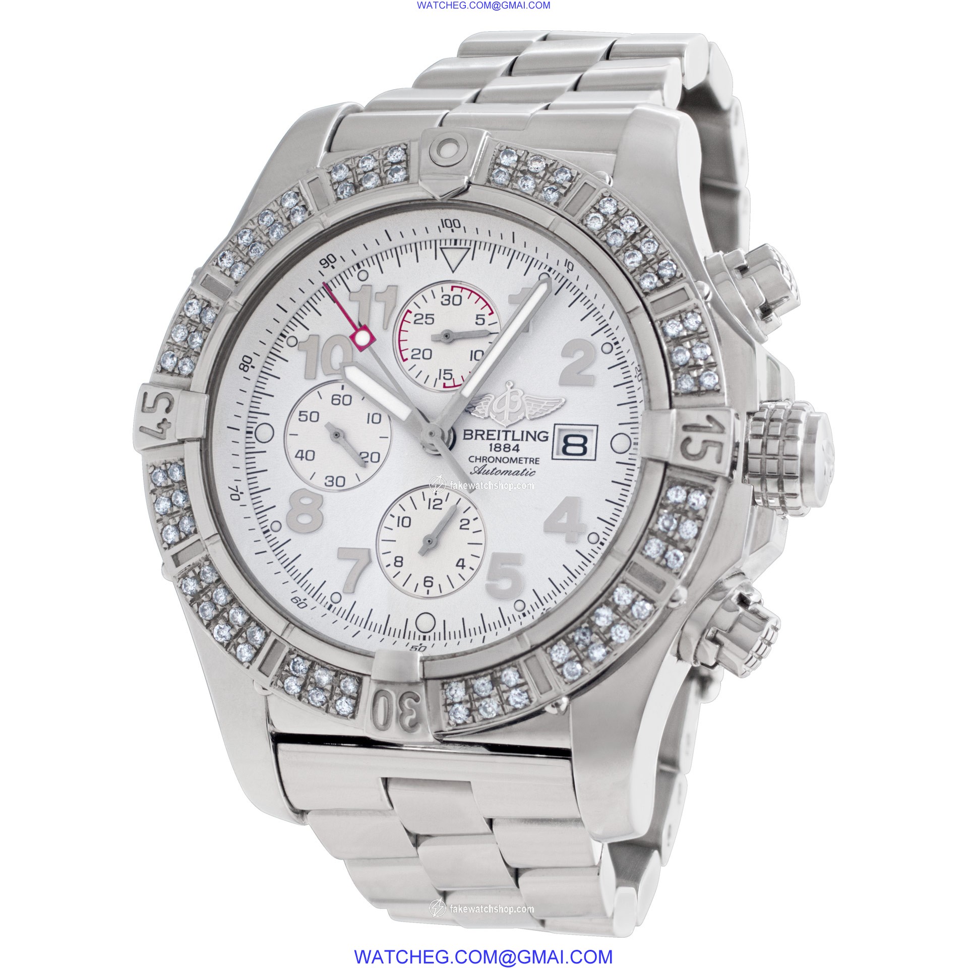 Breitling a13370 Super Avenger Automatic Male Stainless Steel 3