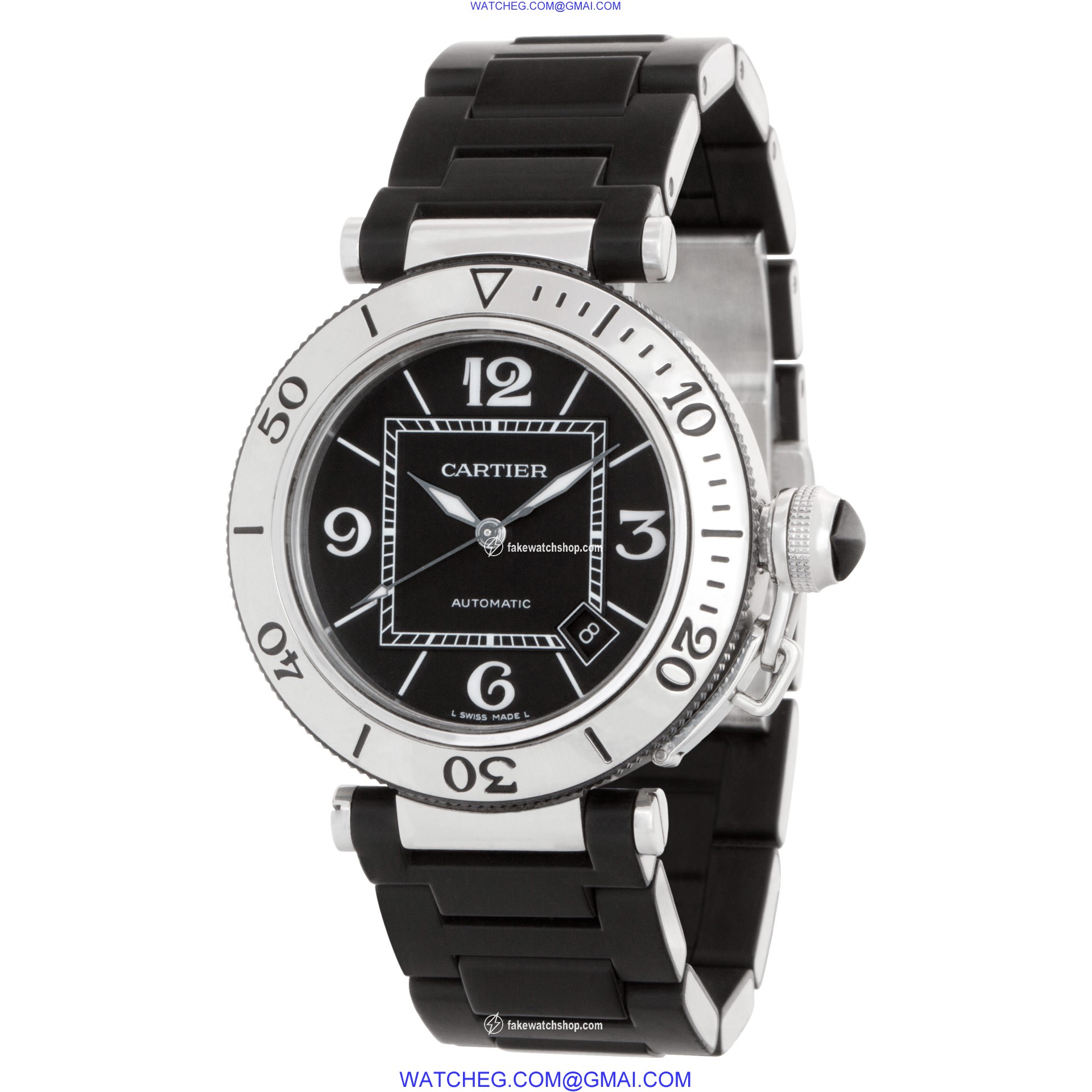 Cartier w31077U2 Pasha Seatimer Automatic Male Stainless Steel 3